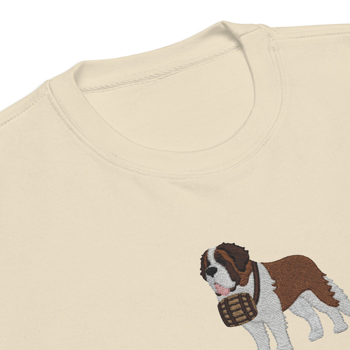 Embroidered Saint Bernard Sweatshirt - Lucy + Norman