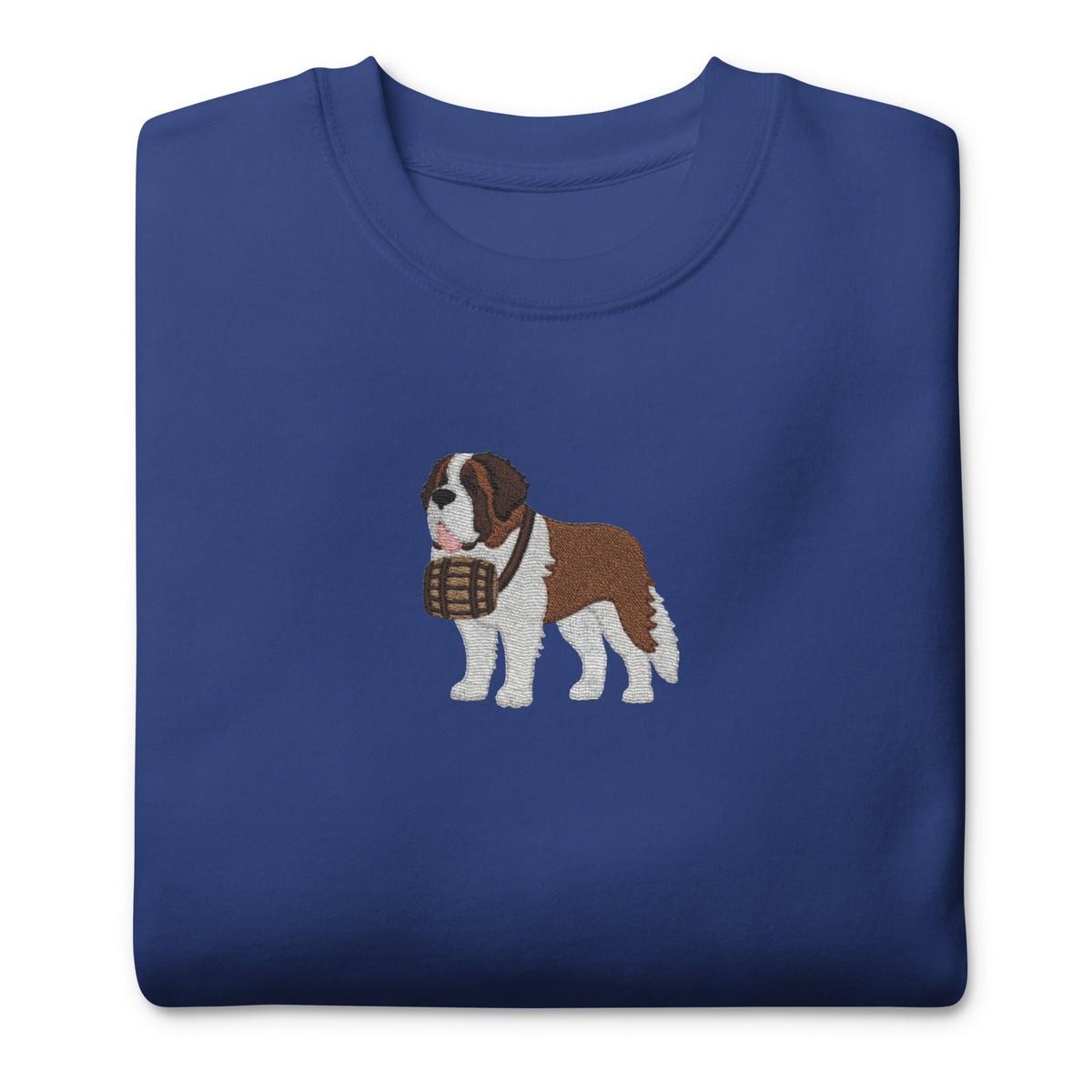 Embroidered Saint Bernard Sweatshirt - Lucy + Norman