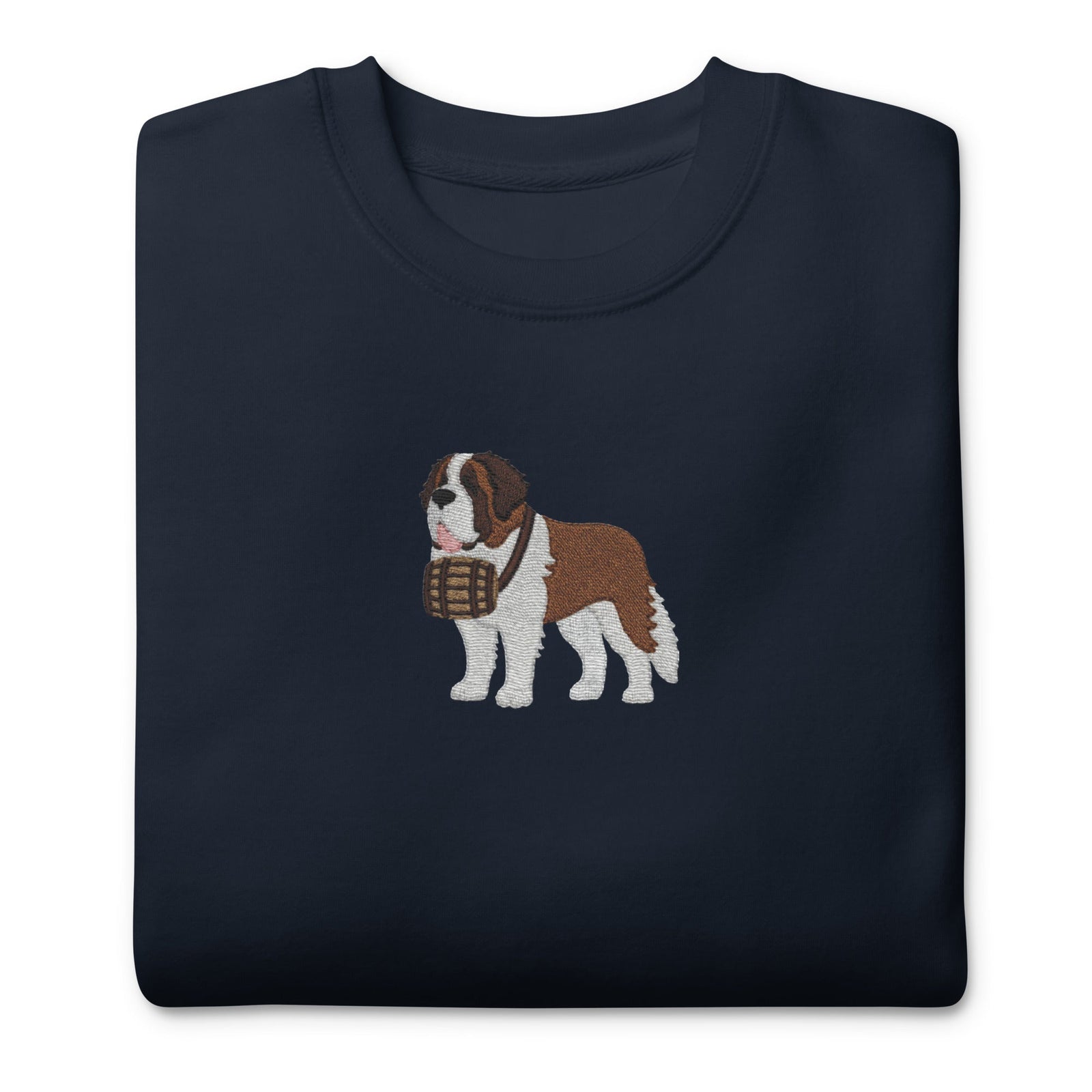 Embroidered Saint Bernard Sweatshirt - Lucy + Norman