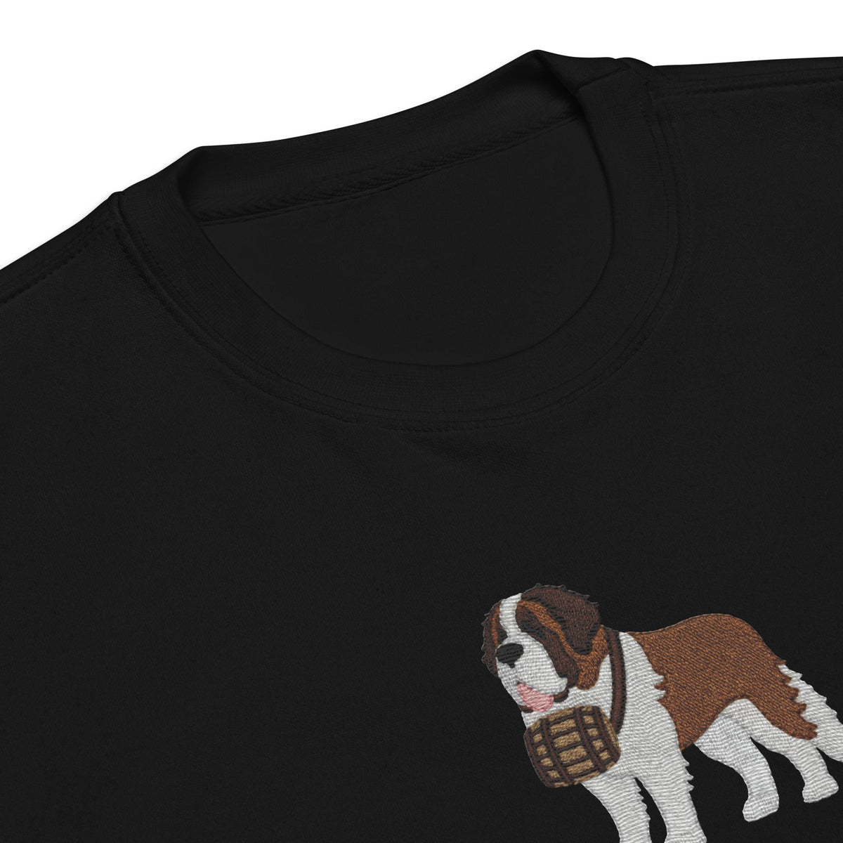 Embroidered Saint Bernard Sweatshirt - Lucy + Norman