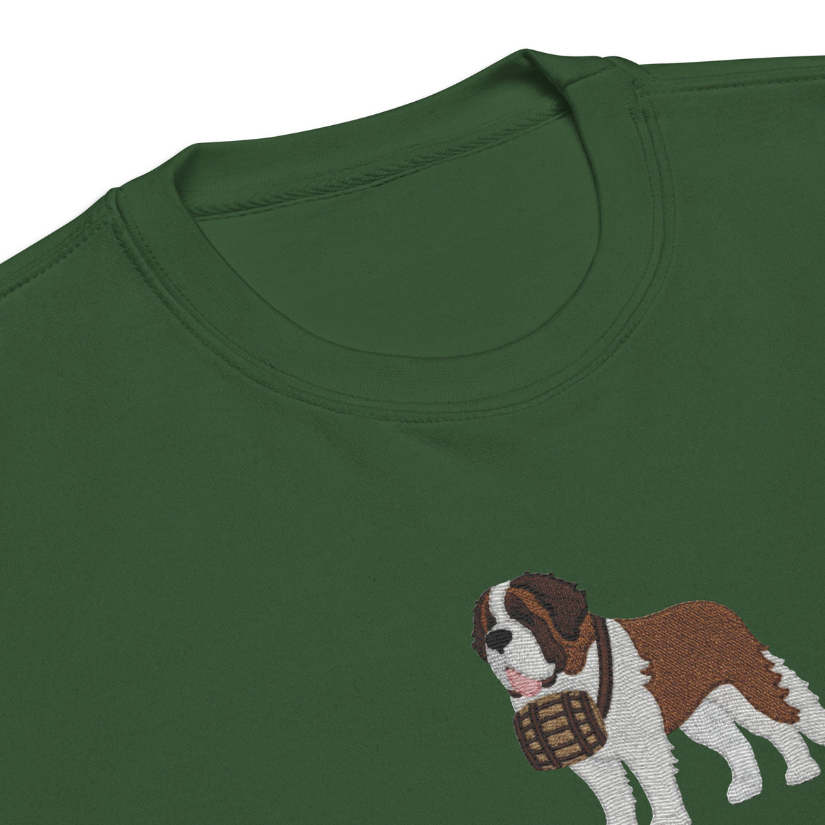 Embroidered Saint Bernard Sweatshirt - Lucy + Norman