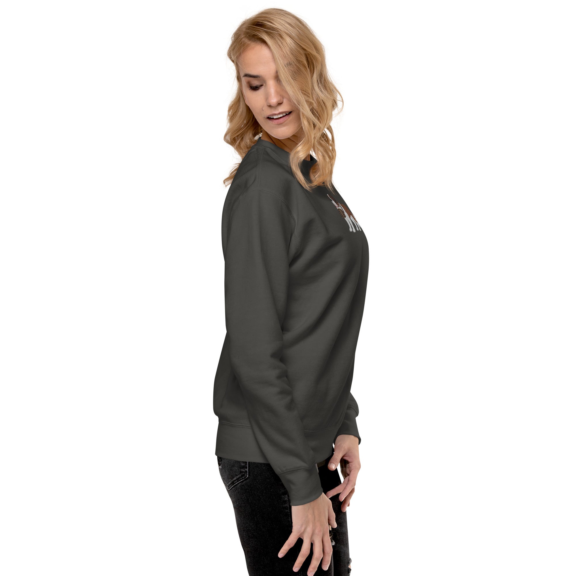 Embroidered Saint Bernard Sweatshirt - Lucy + Norman