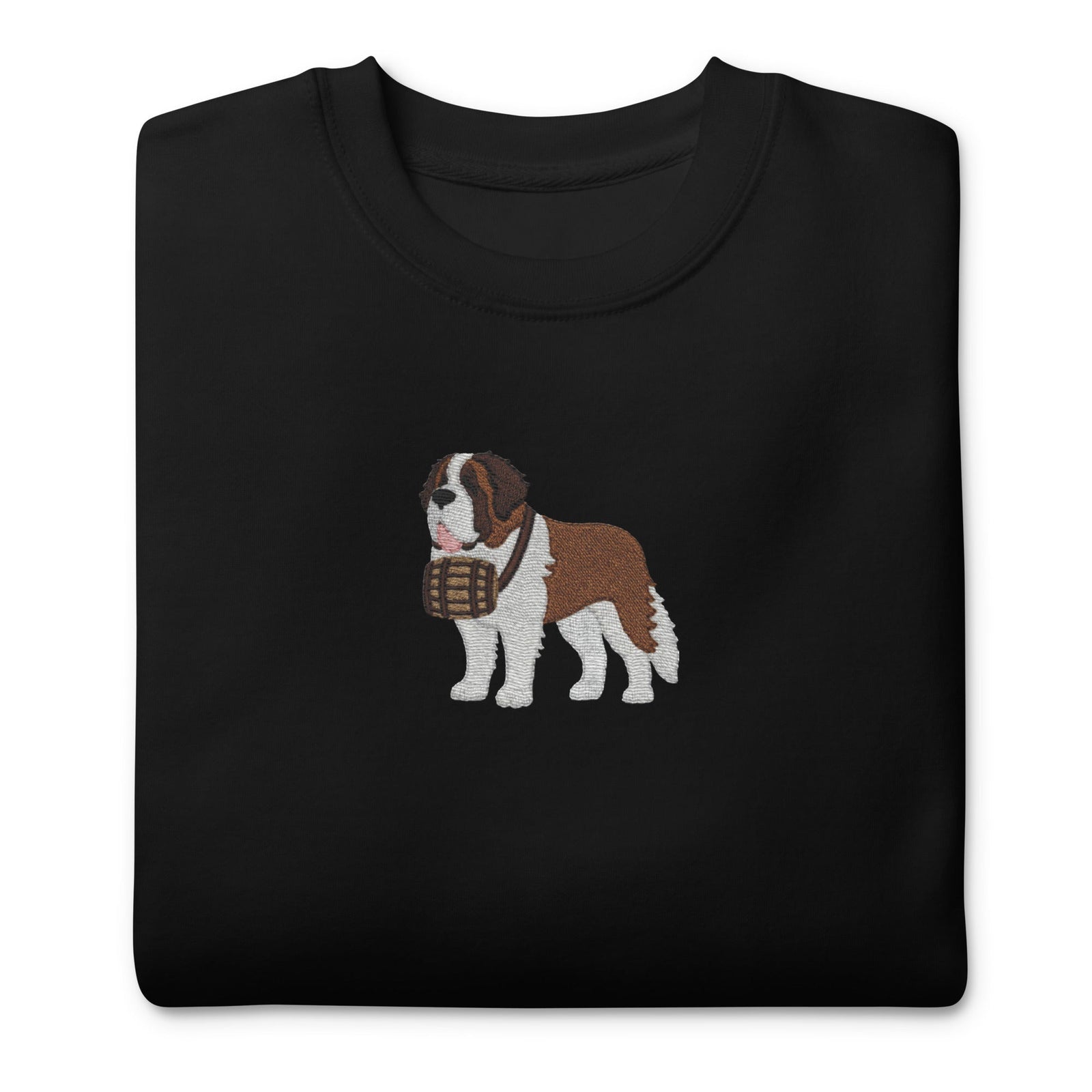 Embroidered Saint Bernard Sweatshirt - Lucy + Norman