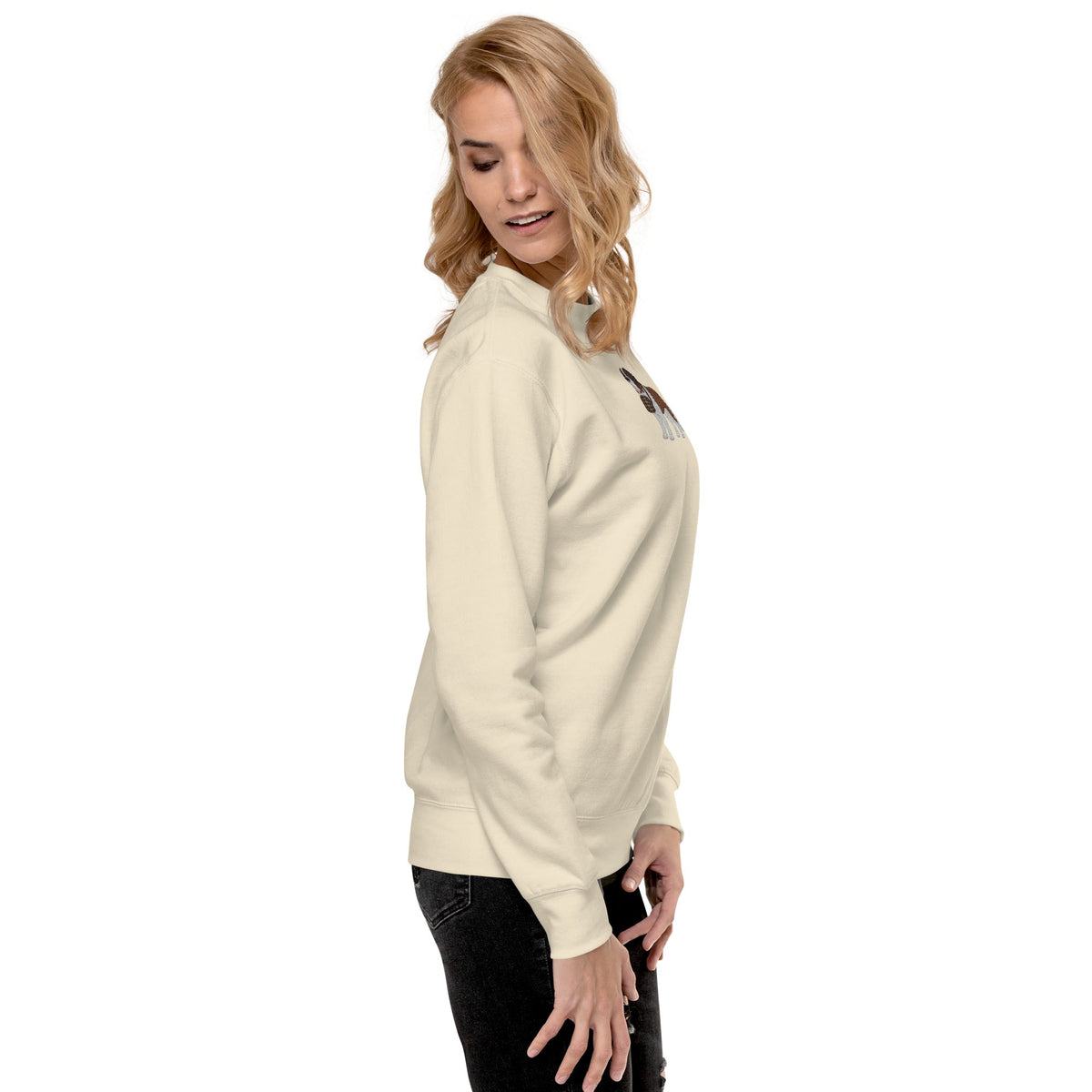 Embroidered Saint Bernard Sweatshirt - Lucy + Norman