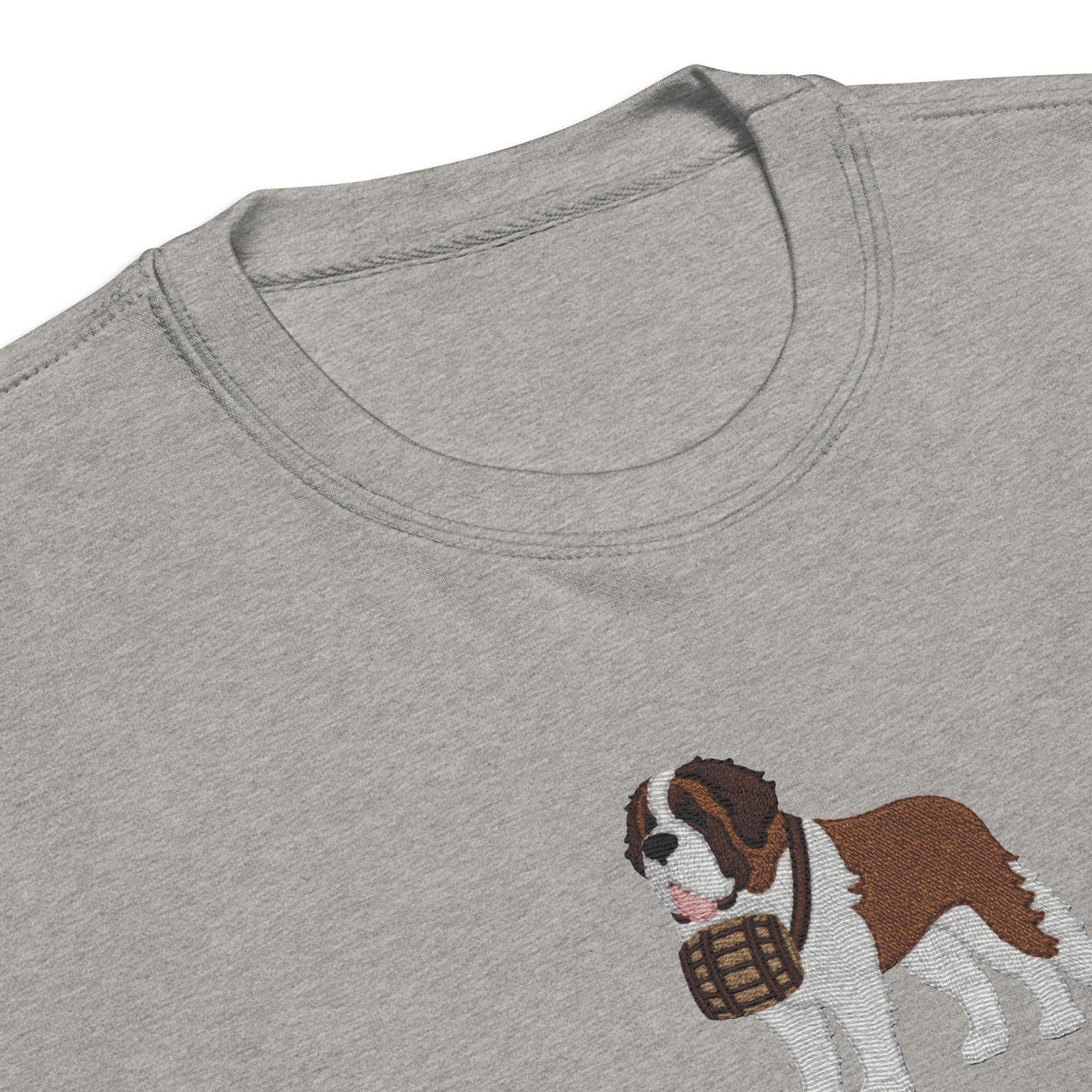 Embroidered Saint Bernard Sweatshirt - Lucy + Norman