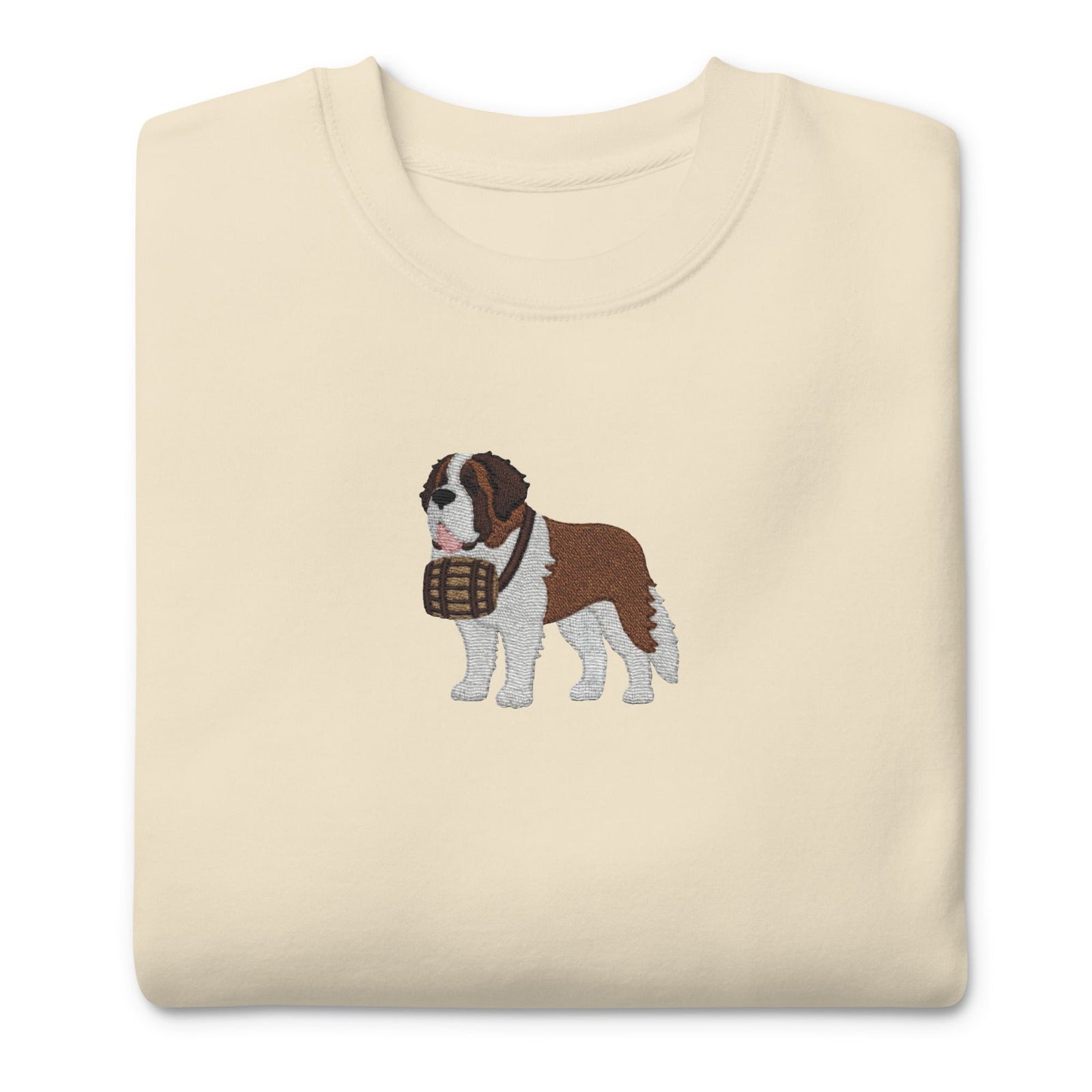 Embroidered Saint Bernard Sweatshirt - Lucy + Norman
