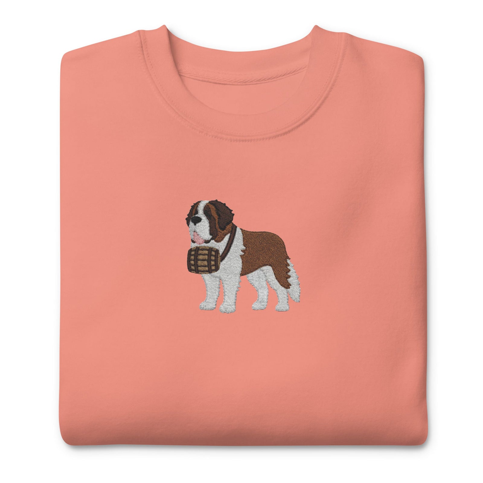Embroidered Saint Bernard Sweatshirt - Lucy + Norman