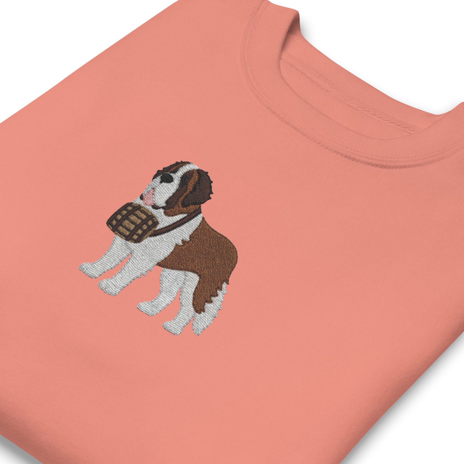 Embroidered Saint Bernard Sweatshirt - Lucy + Norman
