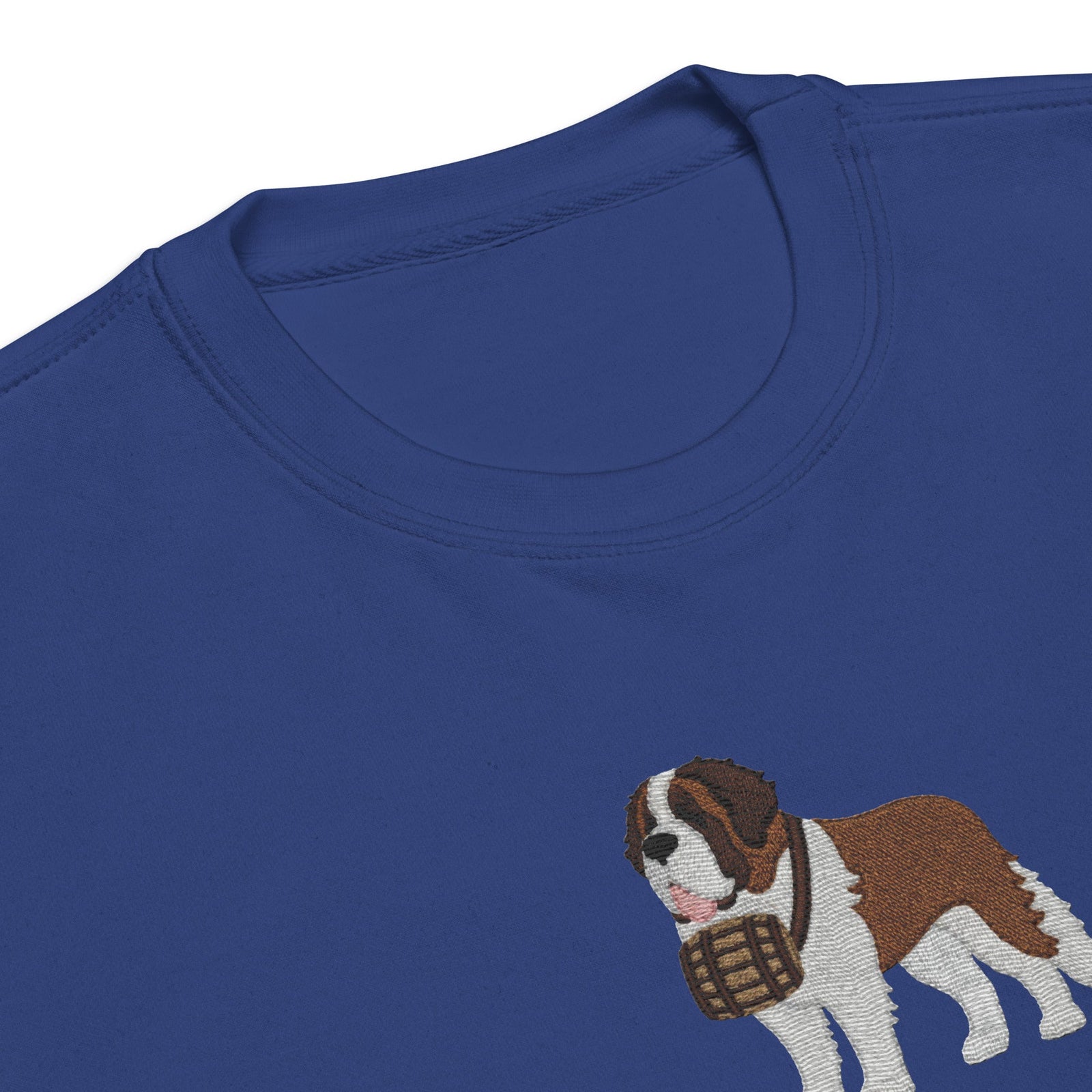 Embroidered Saint Bernard Sweatshirt - Lucy + Norman