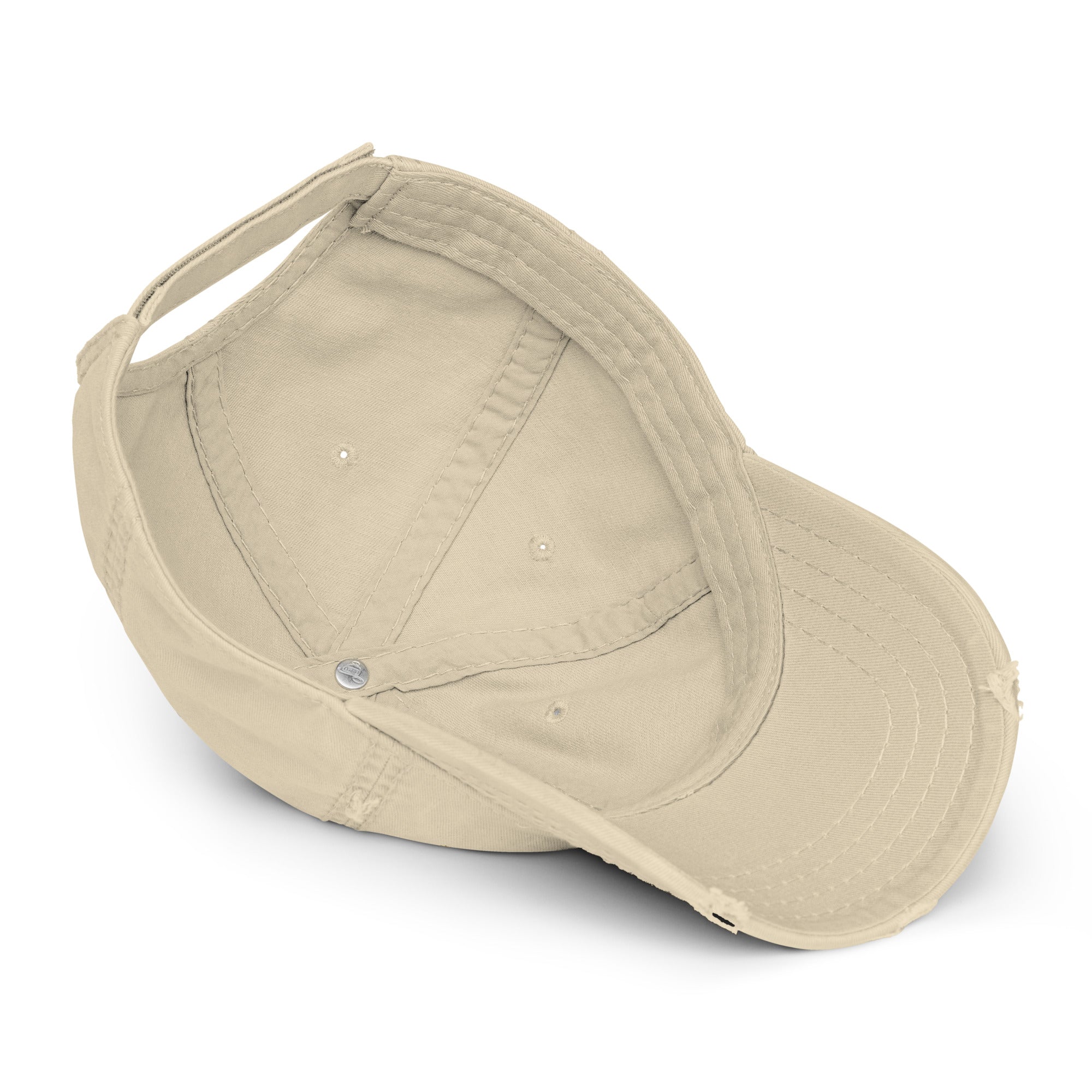 Choose Your Phrase Saint Bernard Embroidered Distressed Hat