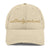 Choose Your Phrase Saint Bernard Embroidered Distressed Hat