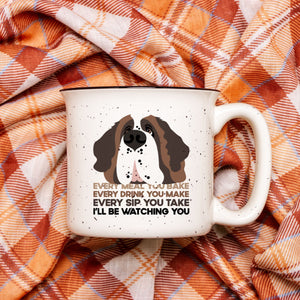 Every Snack You Make Ceramic Camp Mug Speckled Cream - Lucy + Norman