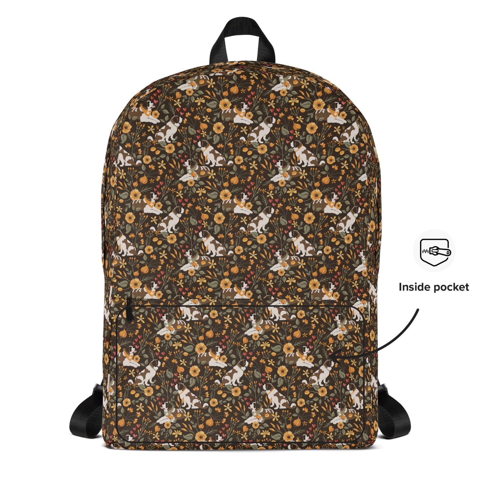 Fall Meadow Saint Bernard Backpack - Lucy + Norman