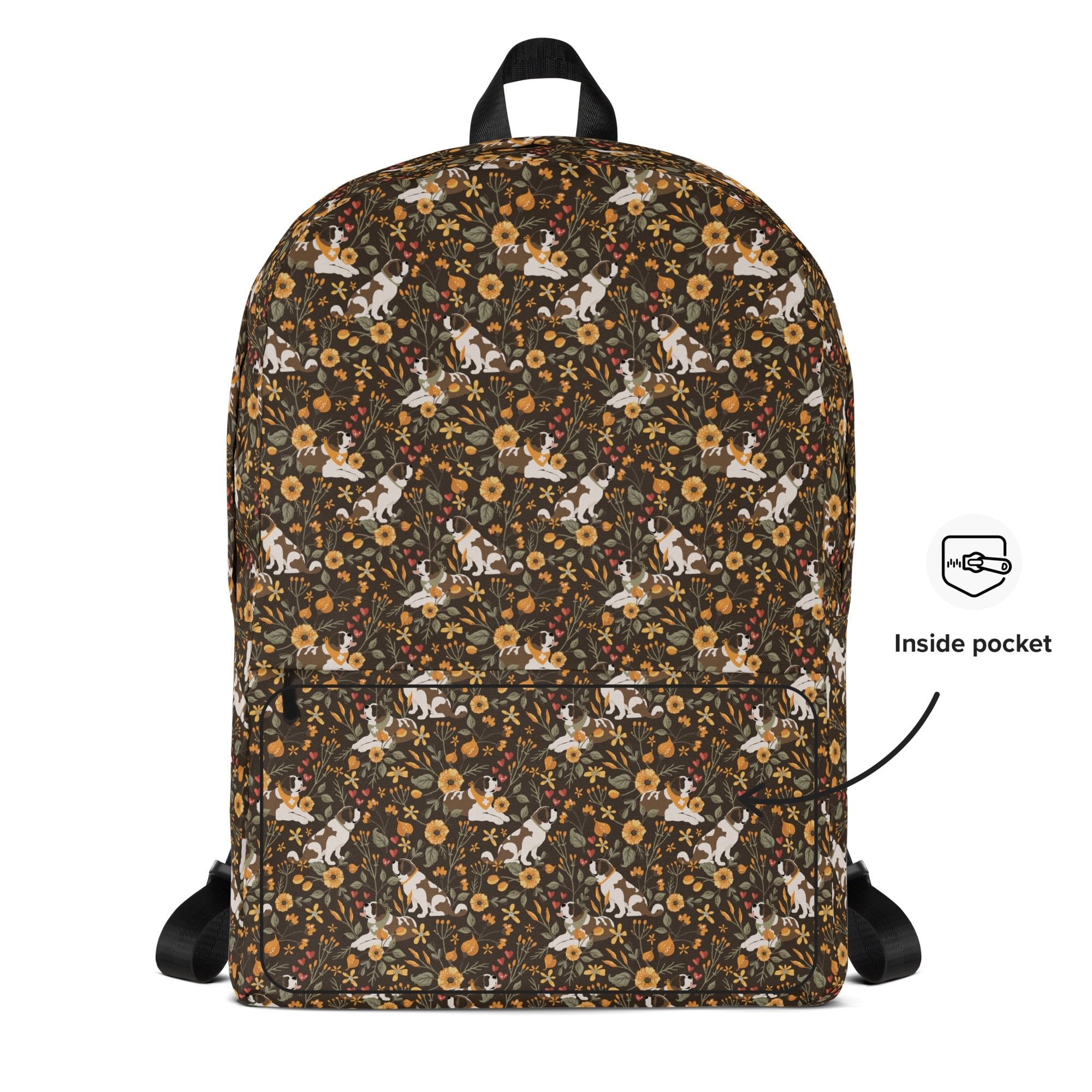 Fall Meadow Saint Bernard Backpack - Lucy + Norman