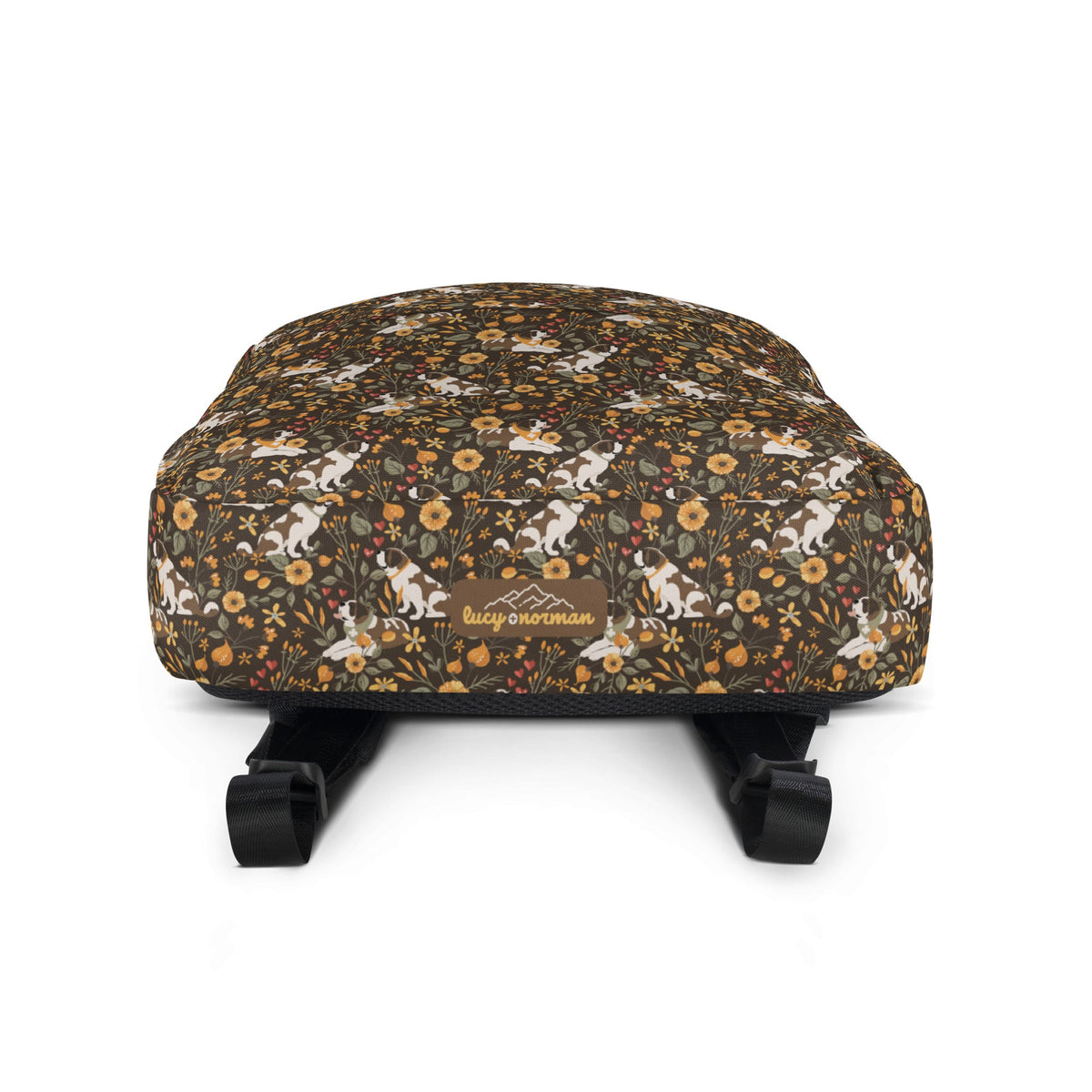 Fall Meadow Saint Bernard Backpack - Lucy + Norman