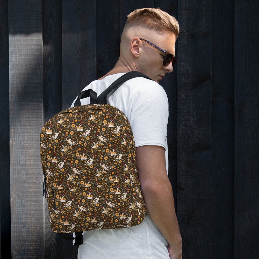 Fall Meadow Saint Bernard Backpack - Lucy + Norman