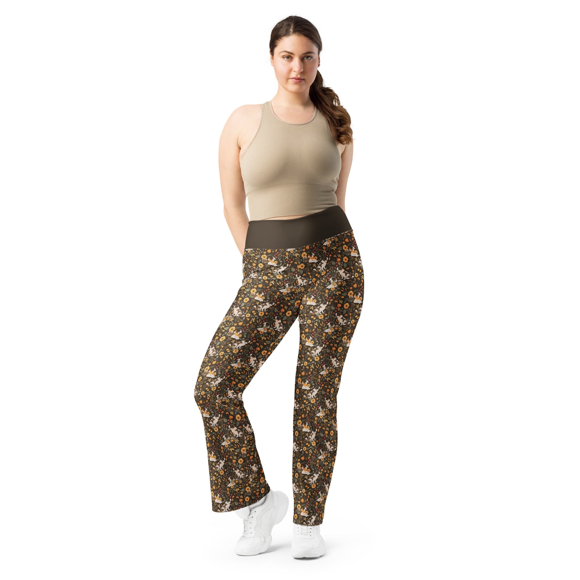 Fall Meadow Saint Flare Leggings - Lucy + Norman