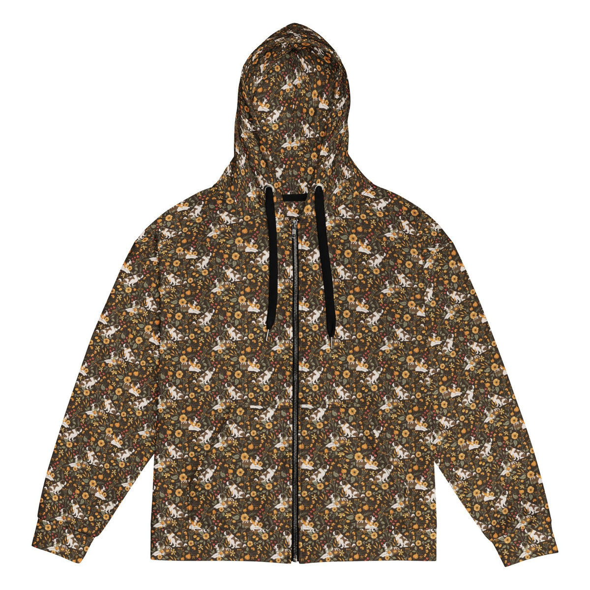 Fall Meadow St Bernard Zip Hoodie - Lucy + Norman