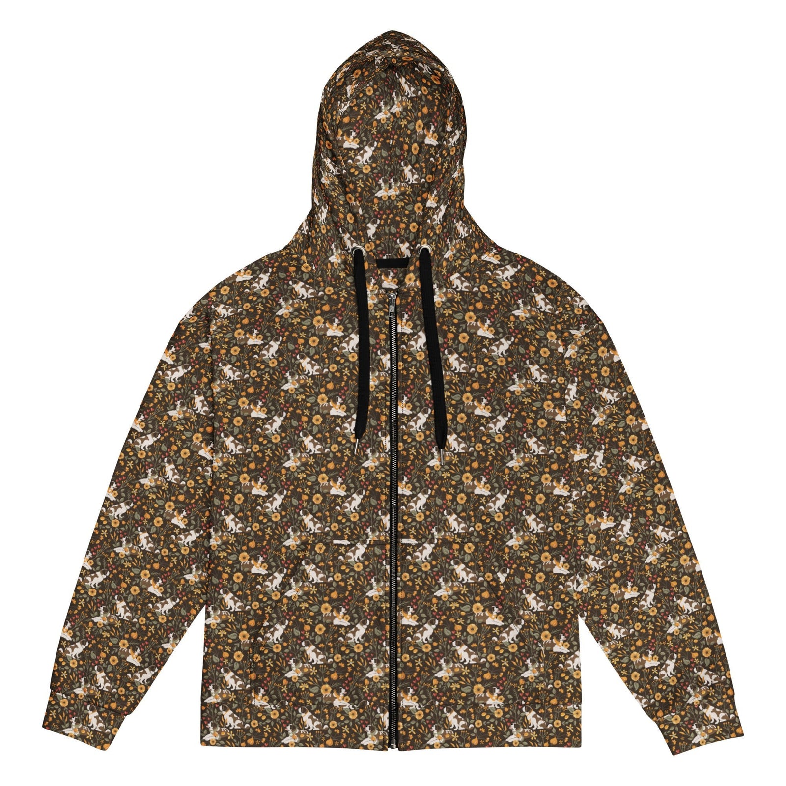 Fall Meadow St Bernard Zip Hoodie - Lucy + Norman