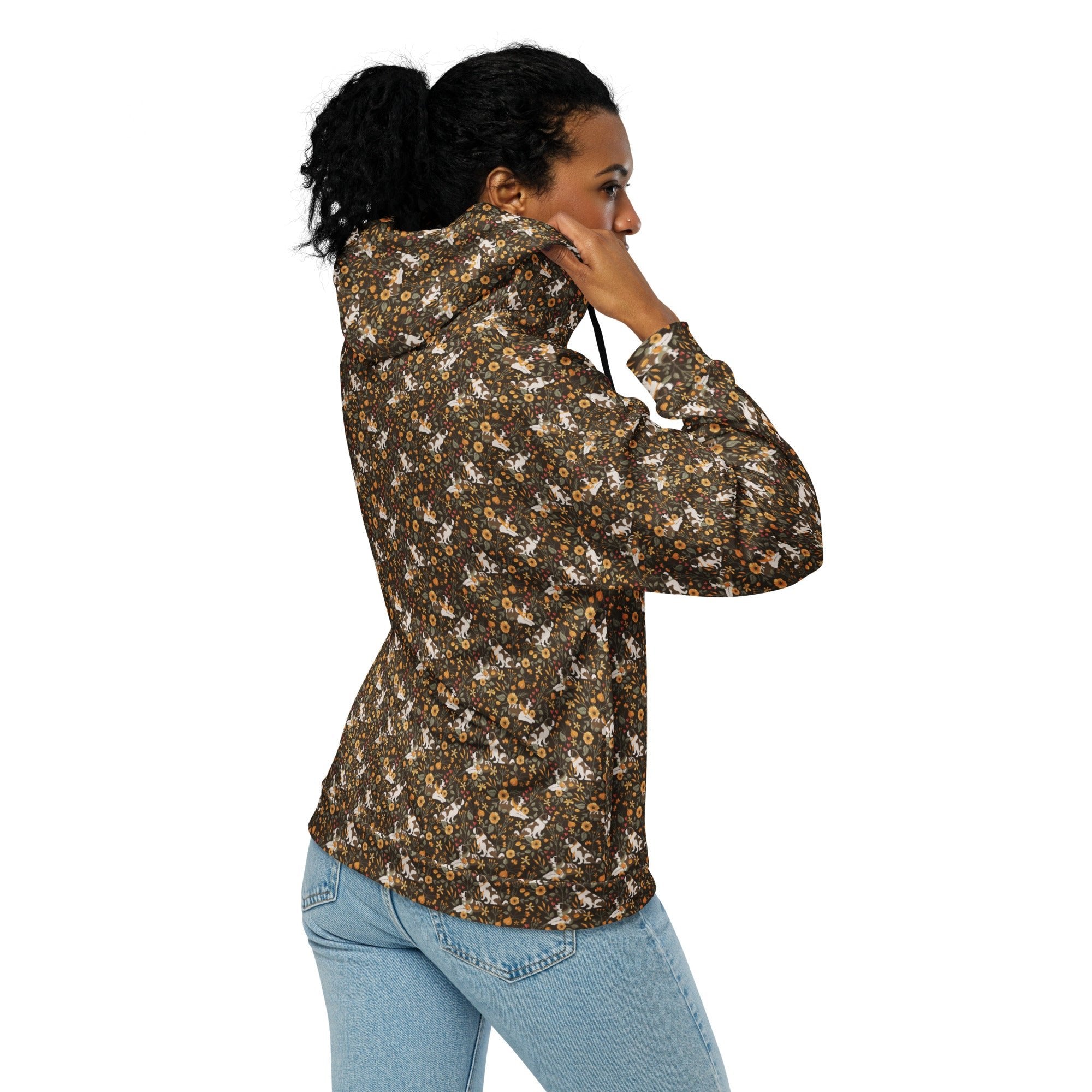Fall Meadow St Bernard Zip Hoodie - Lucy + Norman