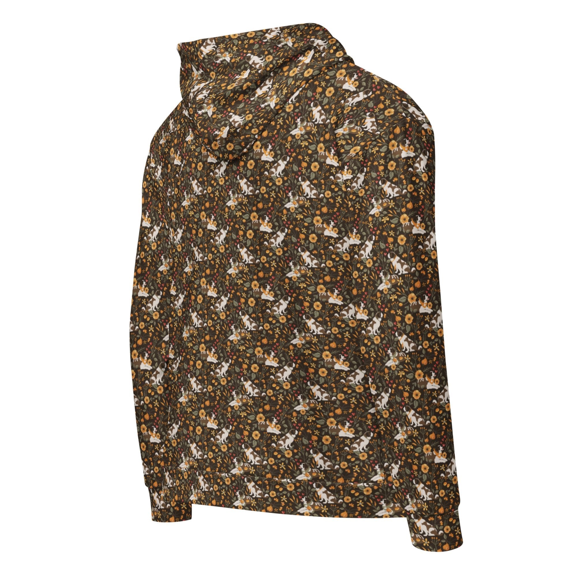 Fall Meadow St Bernard Zip Hoodie - Lucy + Norman