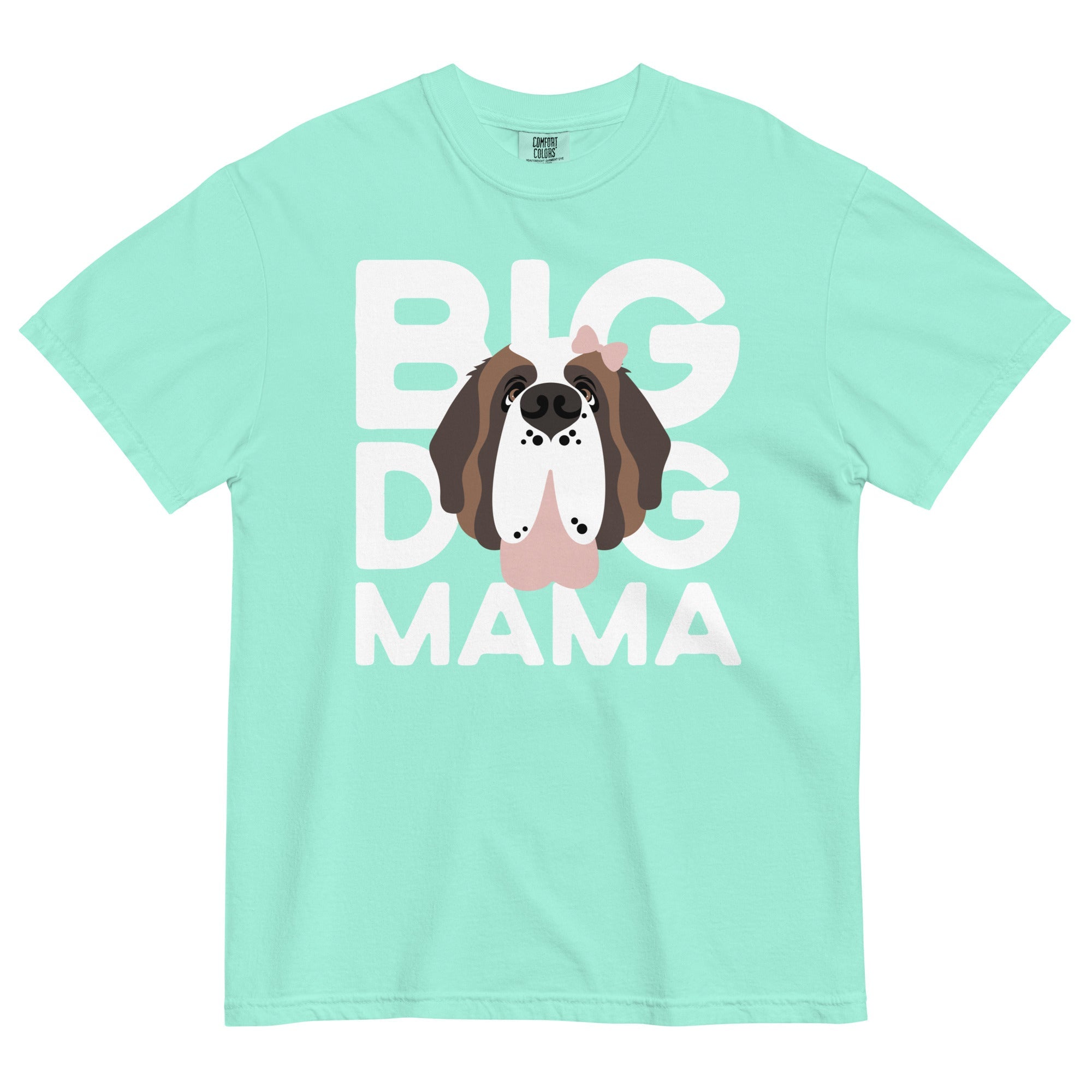 Female Big Dog Mama Comfort Colors Light Tones T-Shirt - Lucy + Norman
