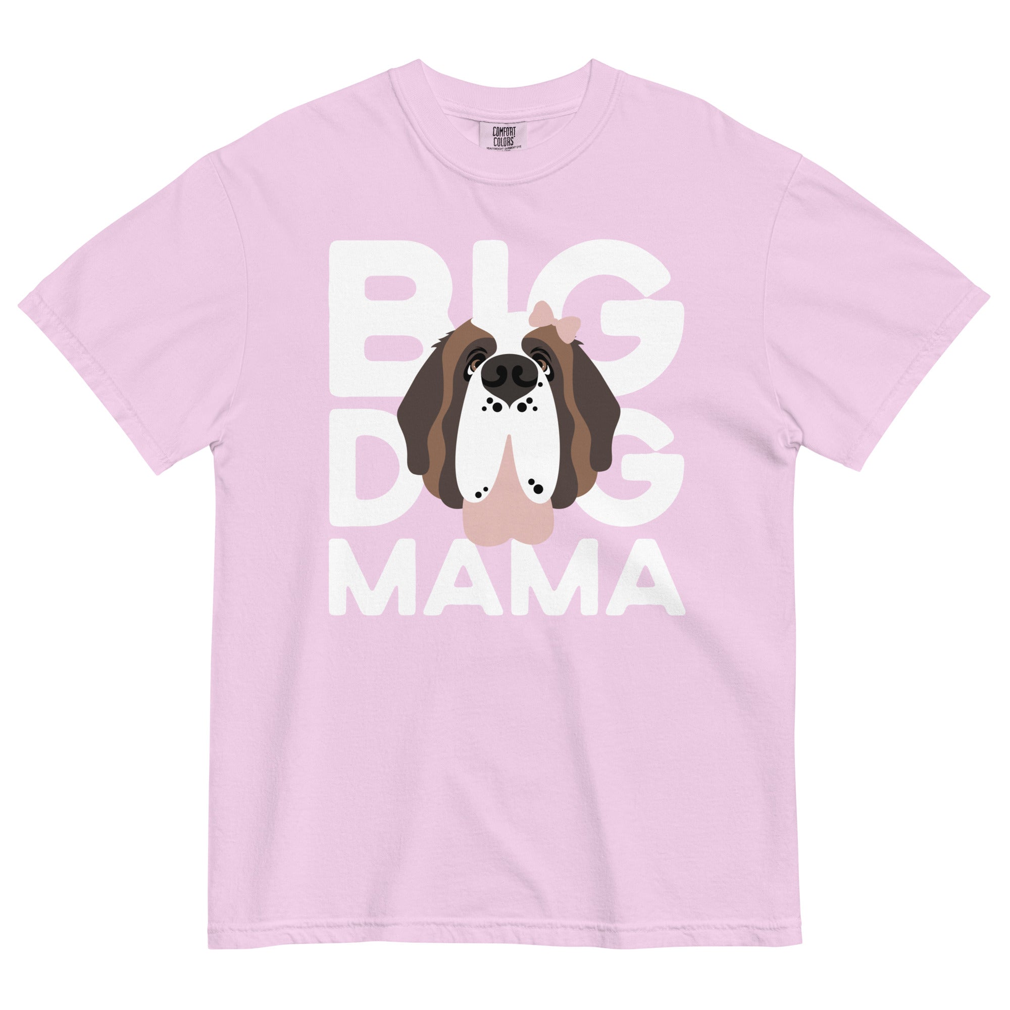 Female Big Dog Mama Comfort Colors Light Tones T-Shirt - Lucy + Norman