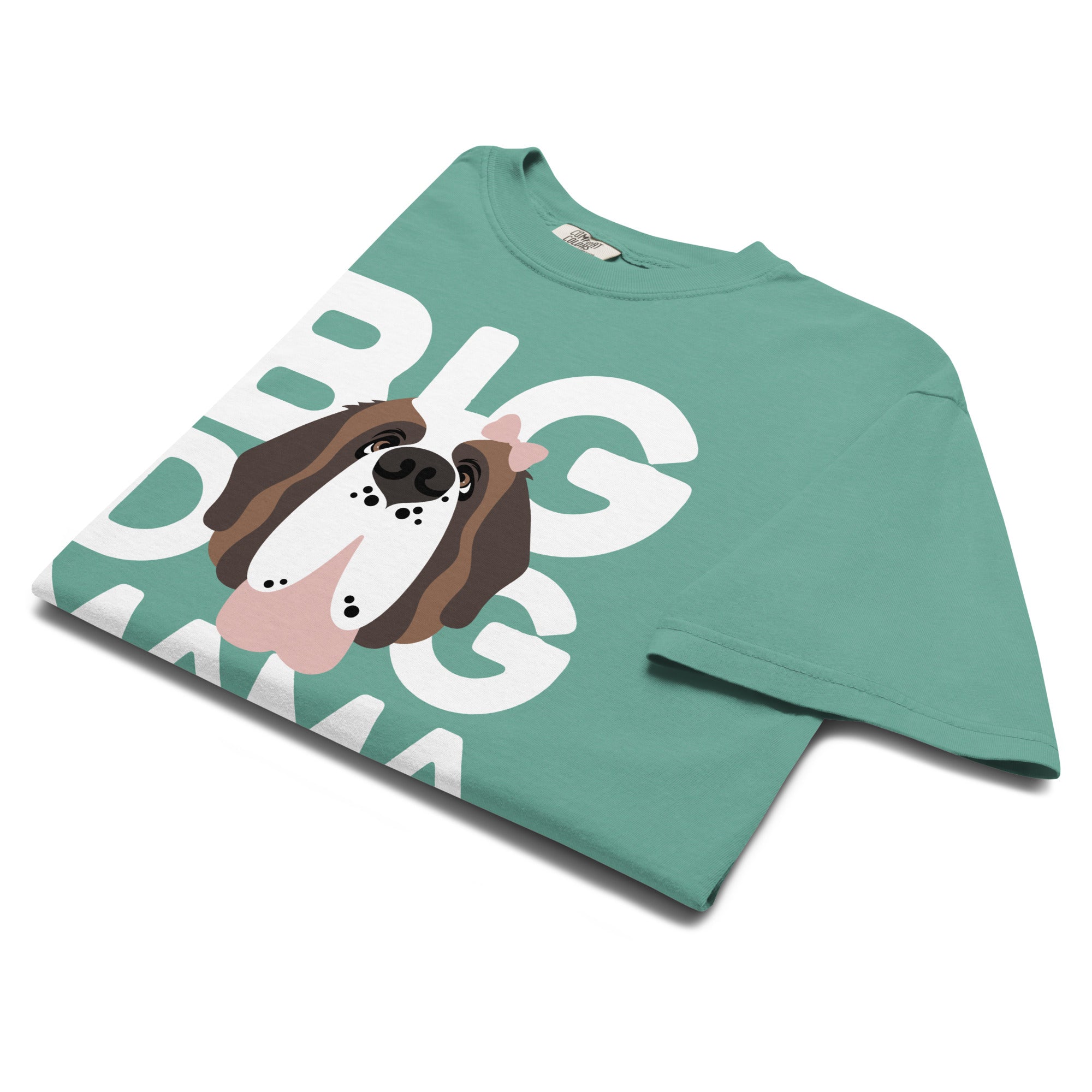 Female Big Dog Mama Comfort Colors Light Tones T-Shirt - Lucy + Norman