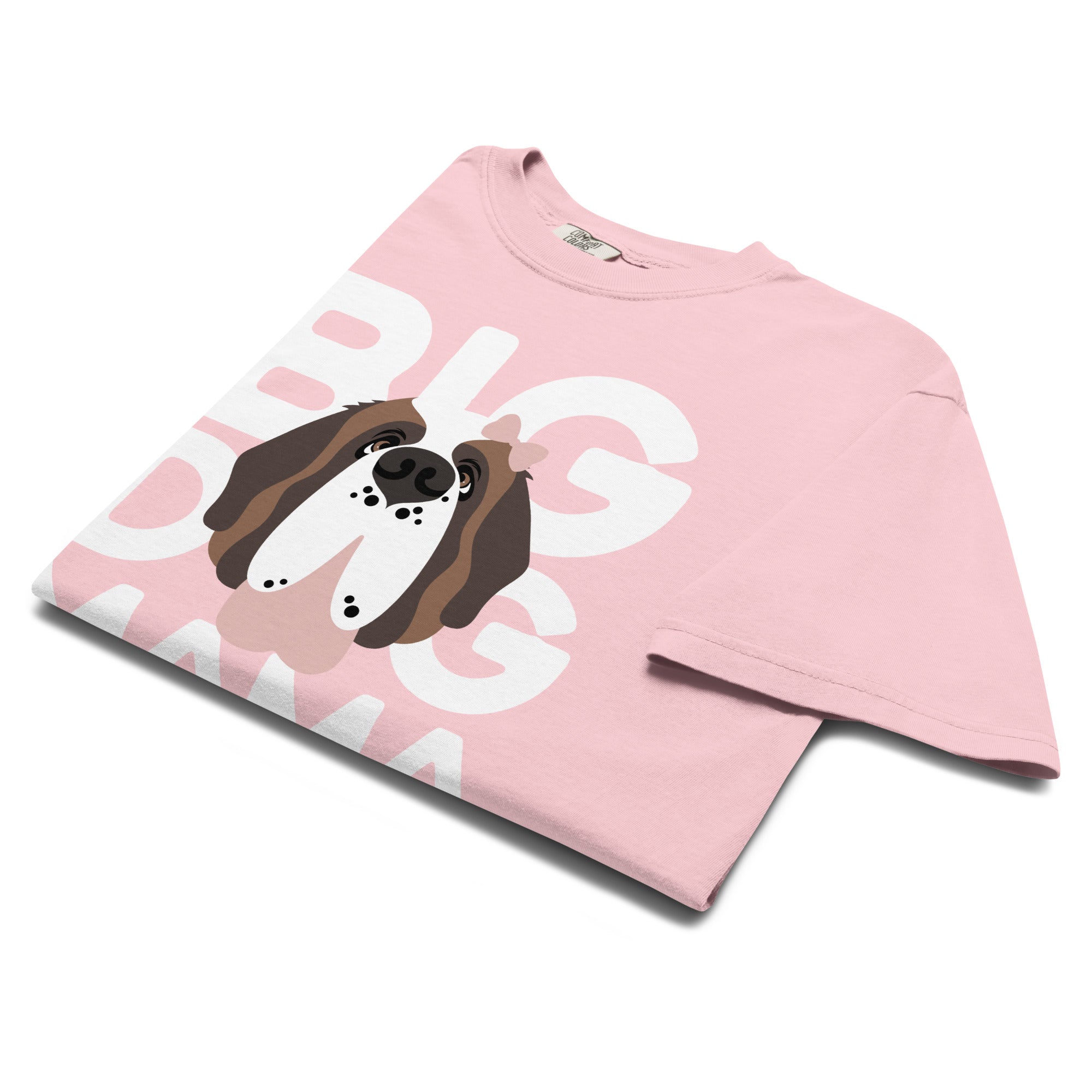 Female Big Dog Mama Comfort Colors Light Tones T-Shirt - Lucy + Norman