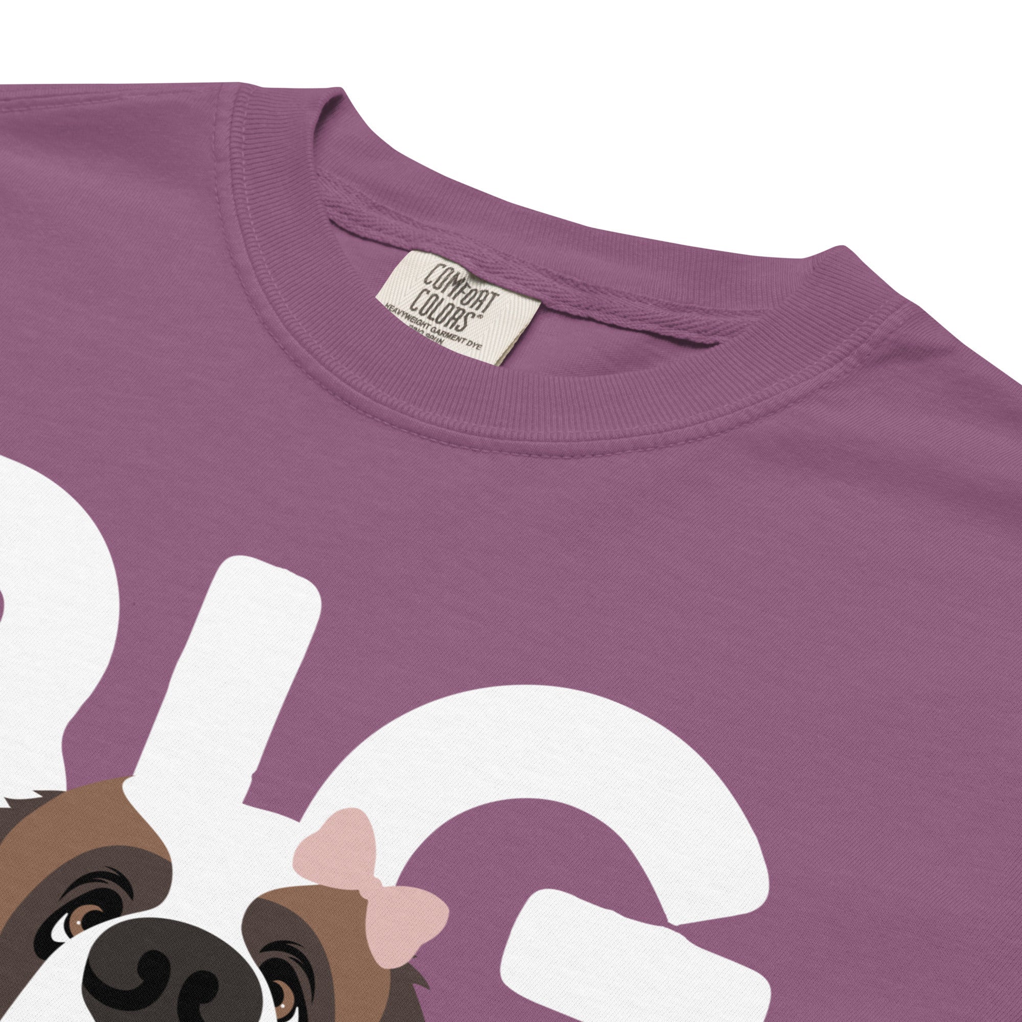 Female Big Dog Mama Comfort Colors Light Tones T-Shirt - Lucy + Norman
