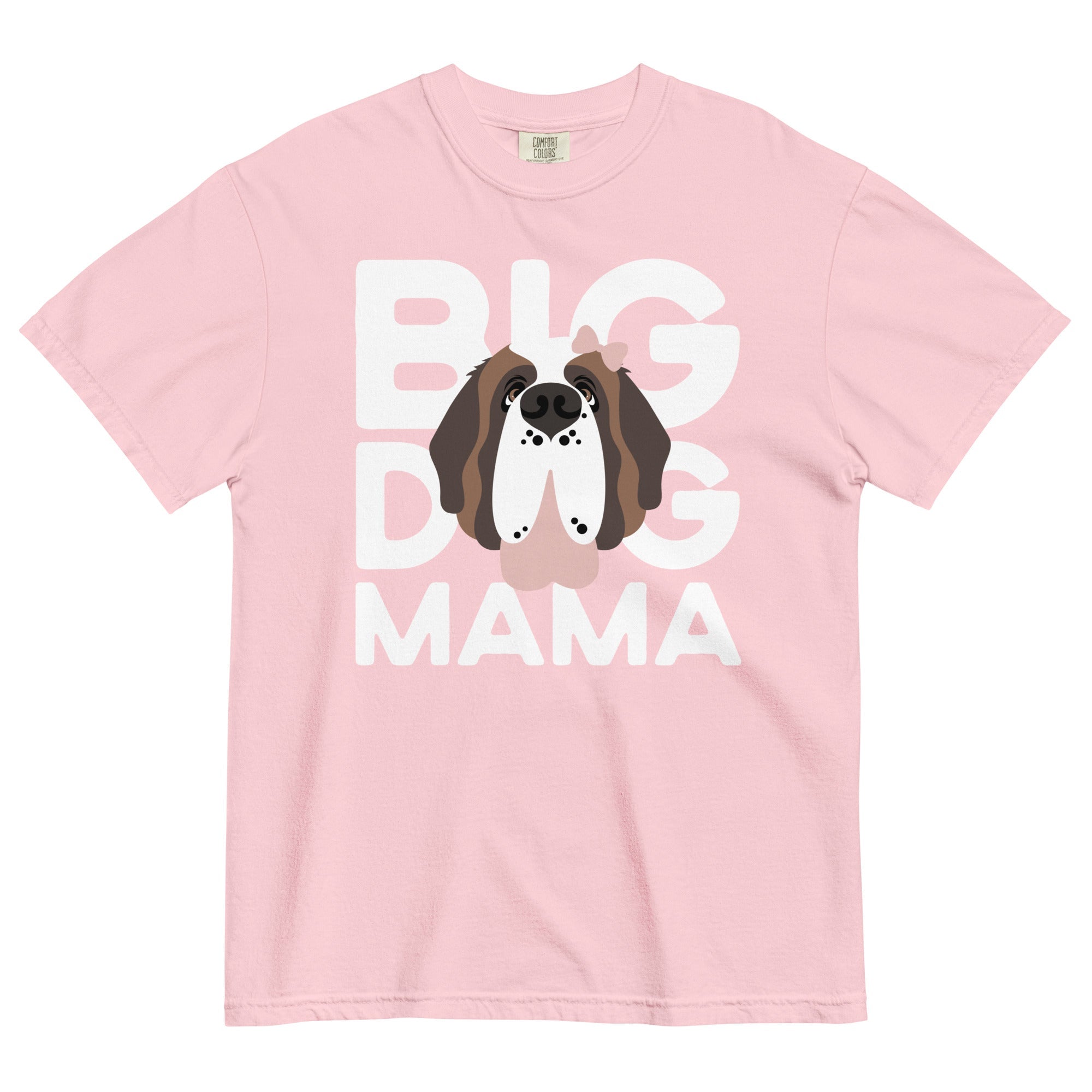 Female Big Dog Mama Comfort Colors Light Tones T-Shirt - Lucy + Norman