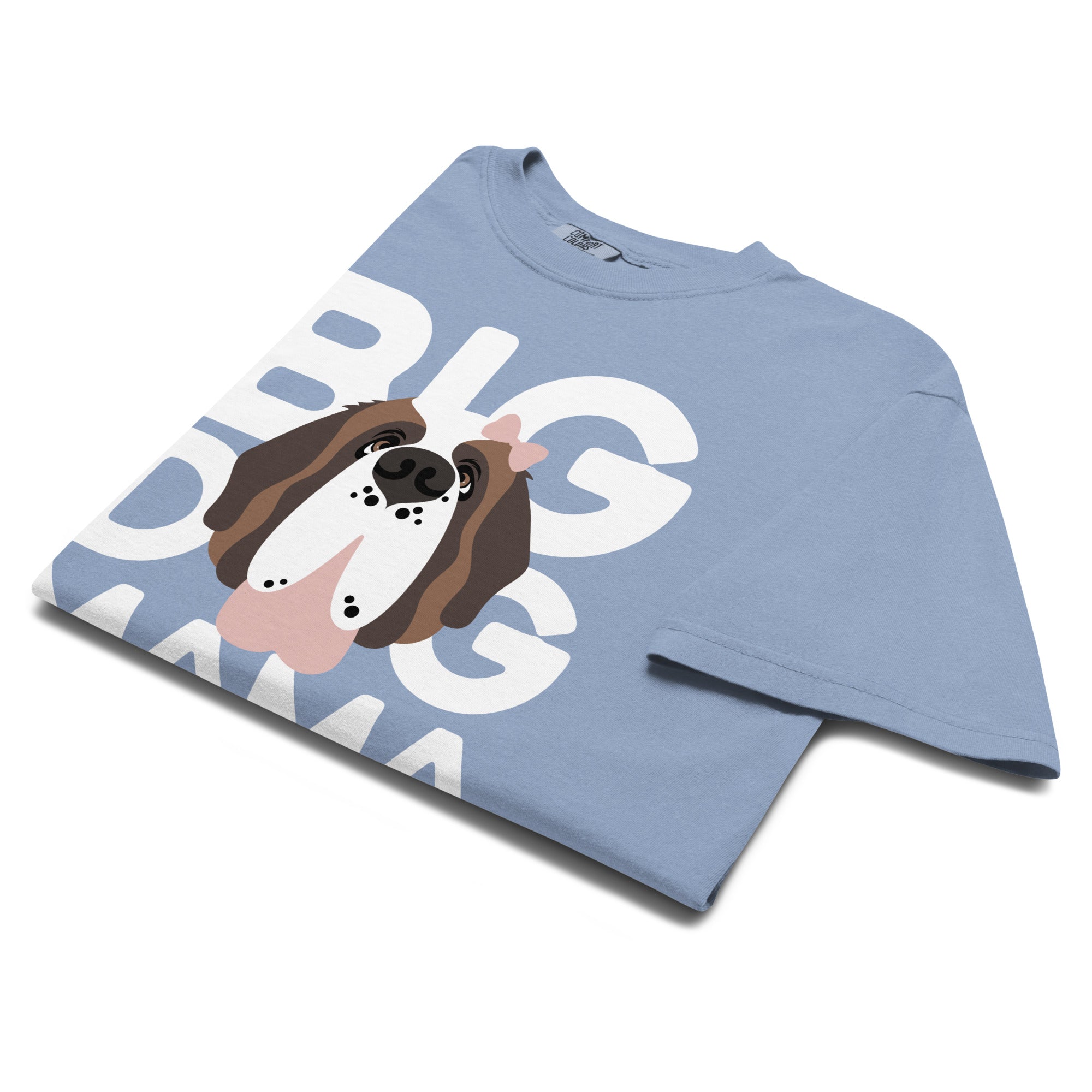 Female Big Dog Mama Comfort Colors Light Tones T-Shirt - Lucy + Norman