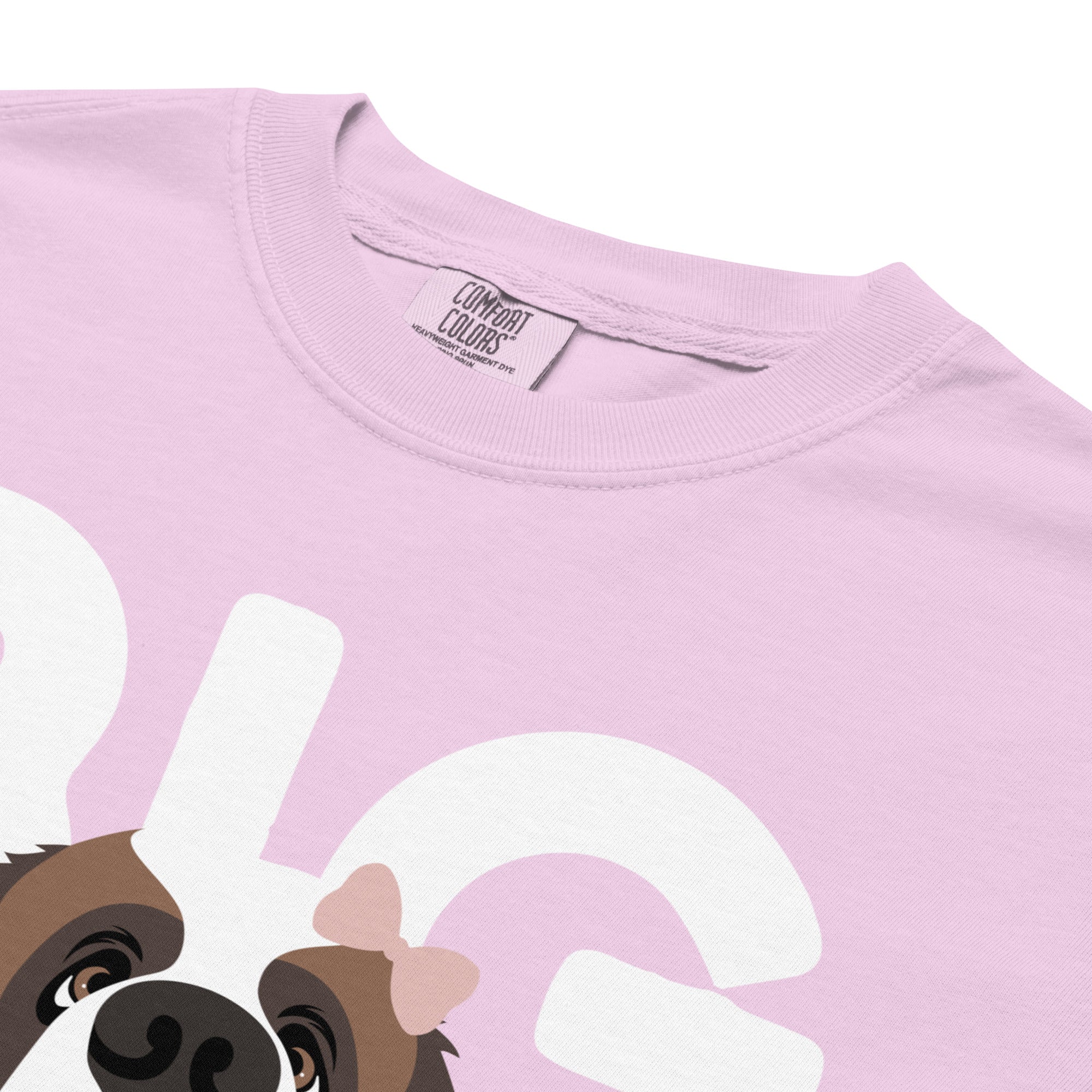 Female Big Dog Mama Comfort Colors Light Tones T-Shirt - Lucy + Norman
