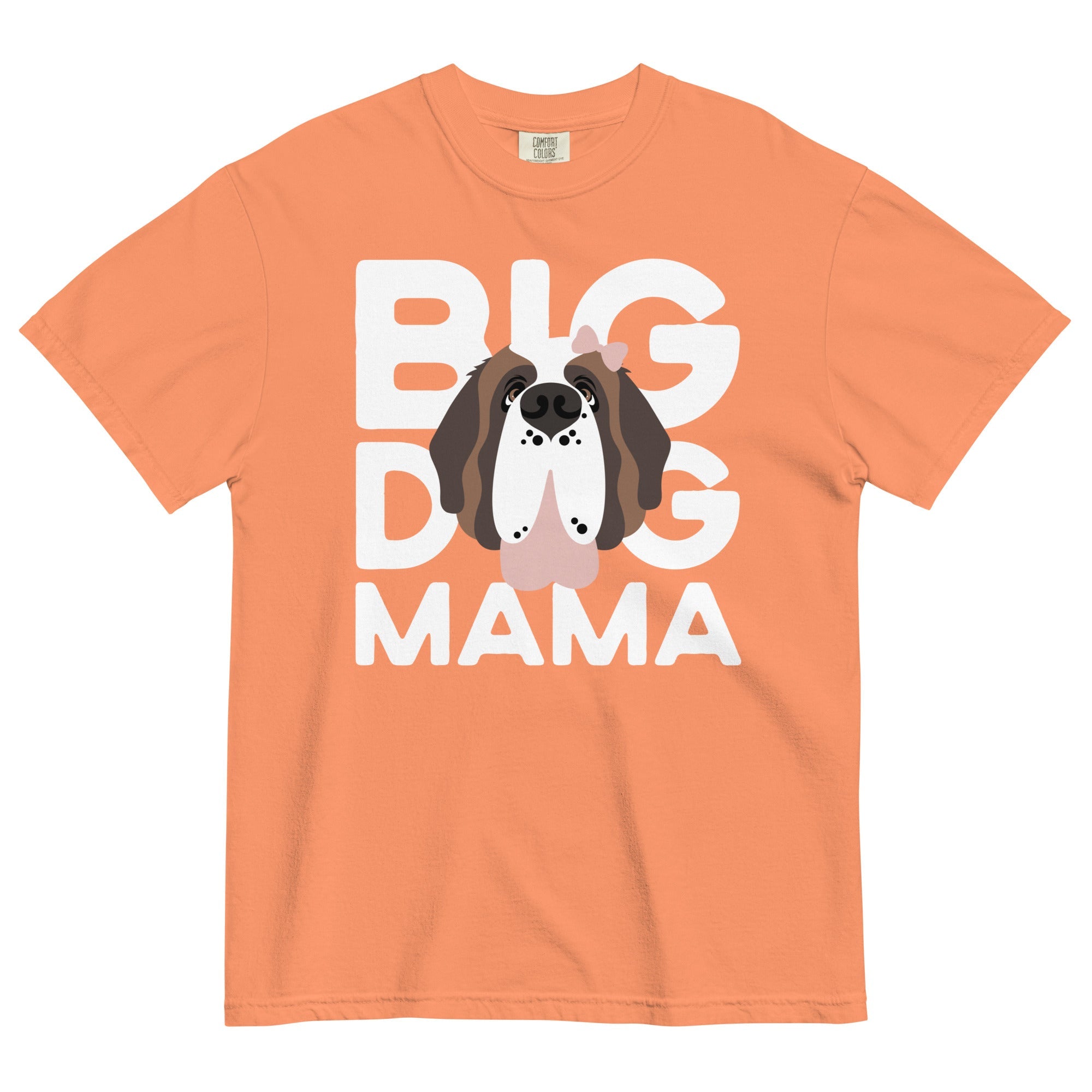 Female Big Dog Mama Comfort Colors Light Tones T-Shirt - Lucy + Norman