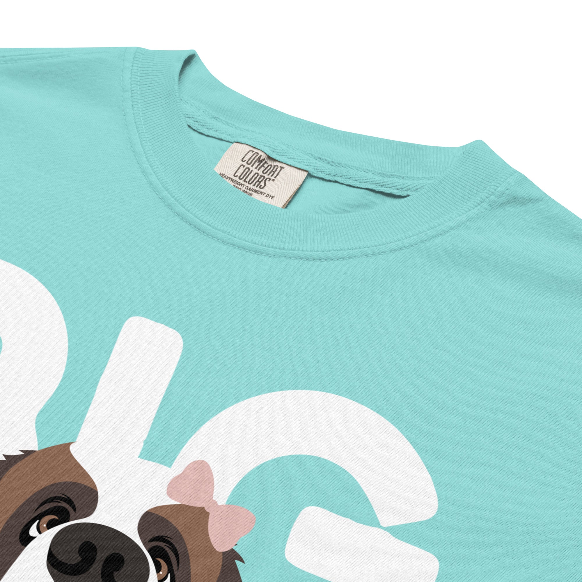 Female Big Dog Mama Comfort Colors Light Tones T-Shirt - Lucy + Norman