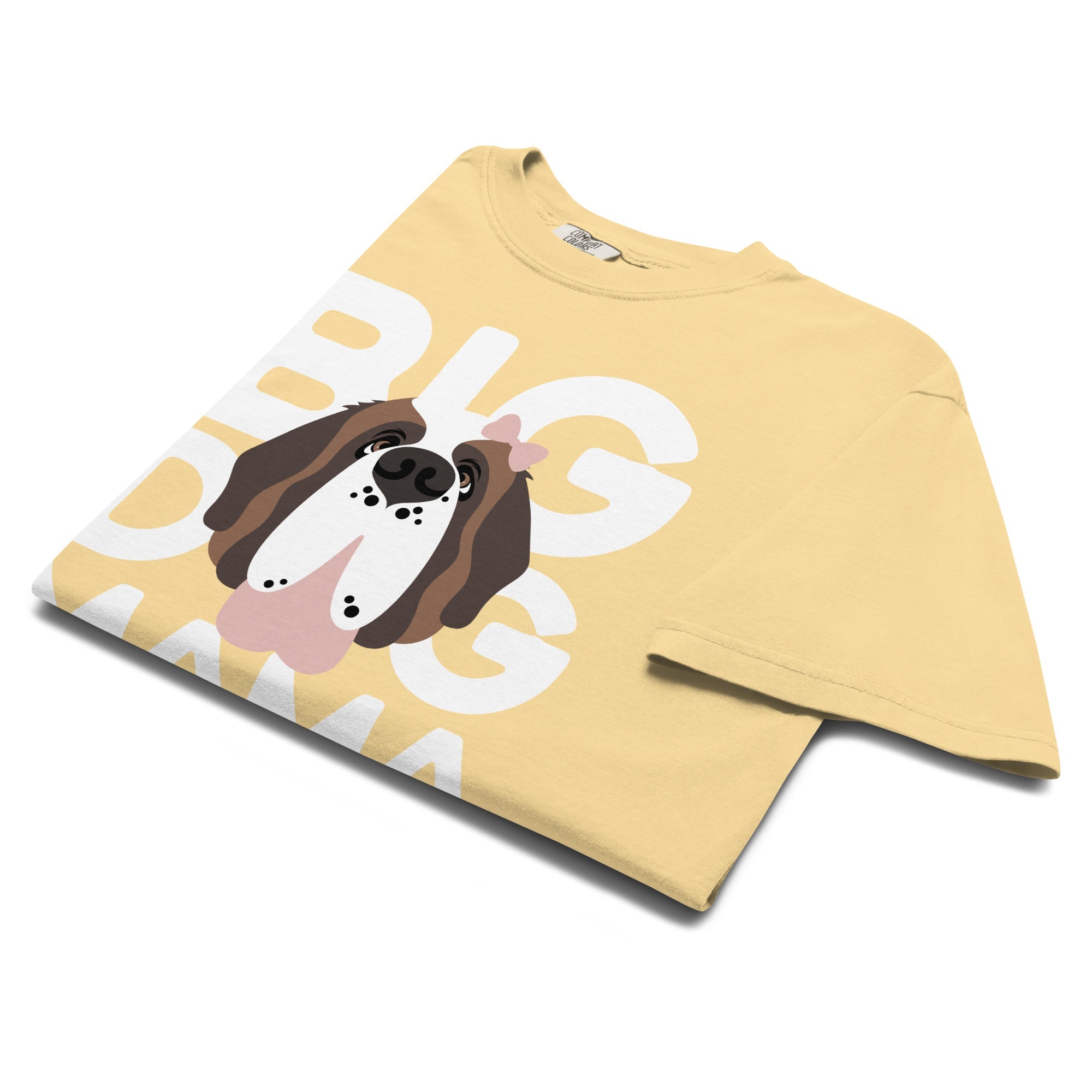 Female Big Dog Mama Comfort Colors Light Tones T-Shirt - Lucy + Norman