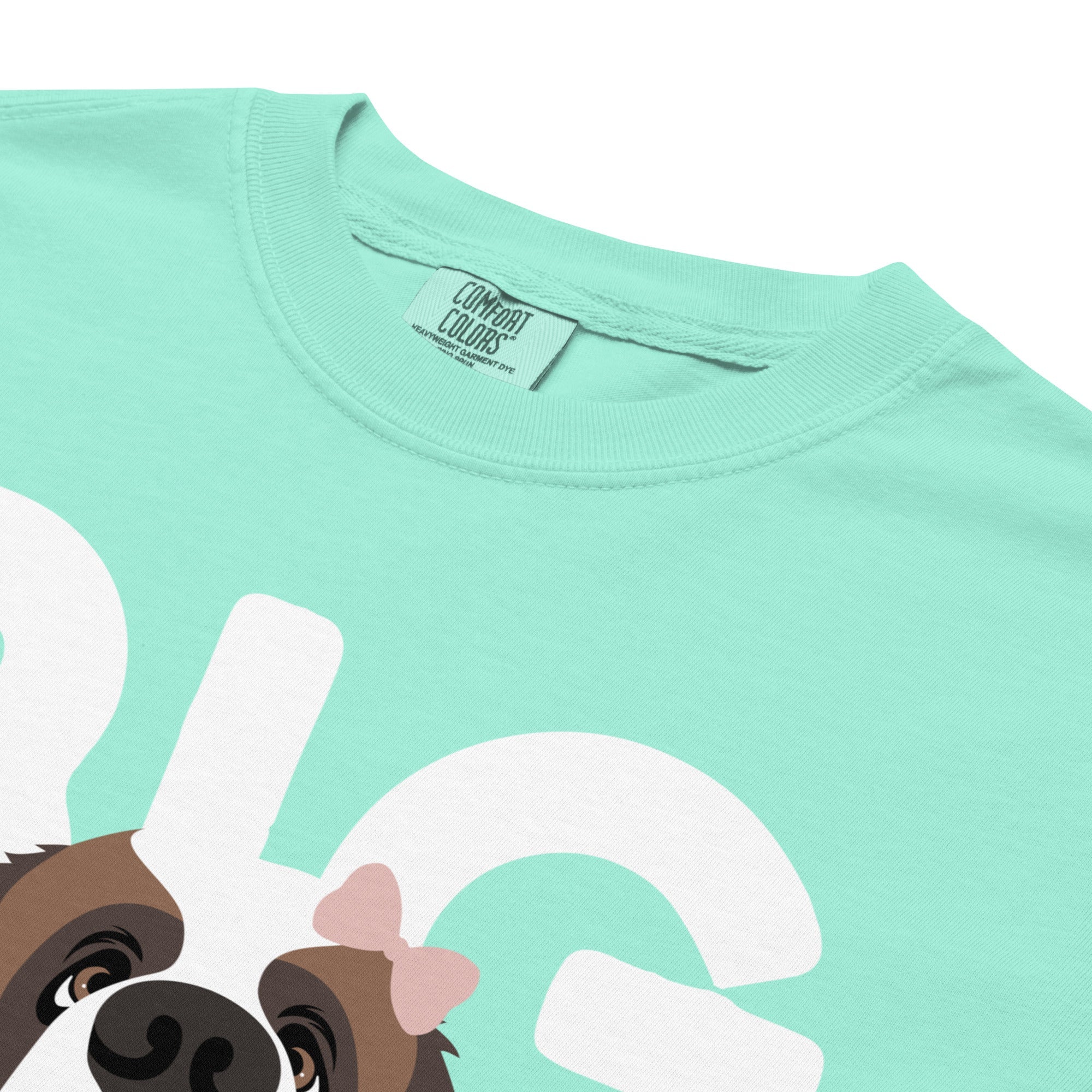 Female Big Dog Mama Comfort Colors Light Tones T-Shirt - Lucy + Norman