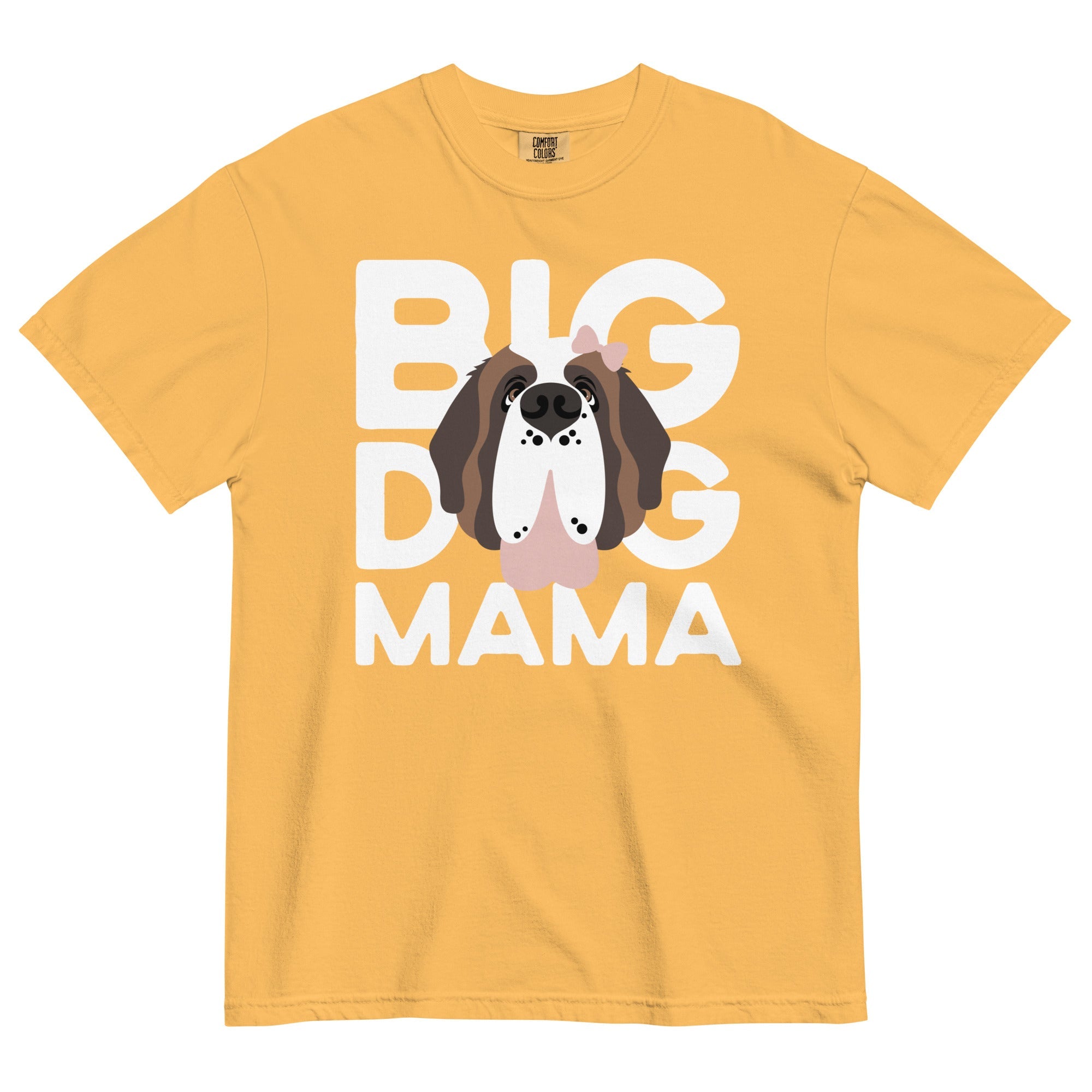 Female Big Dog Mama Comfort Colors Light Tones T-Shirt - Lucy + Norman