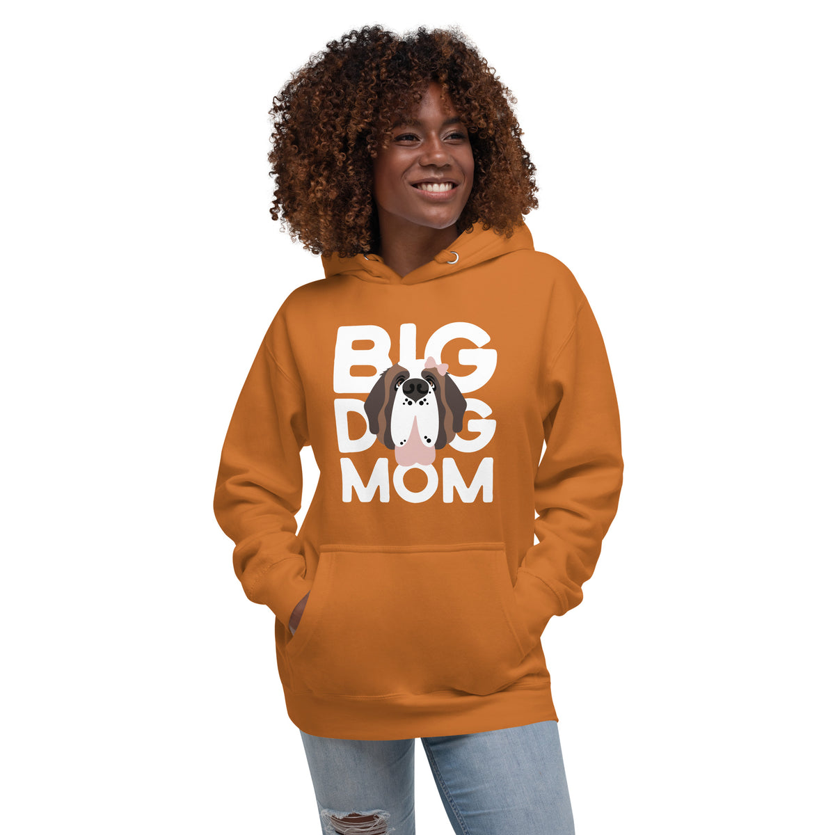 Female Big Dog Mom Saint Bernard Hoodie
