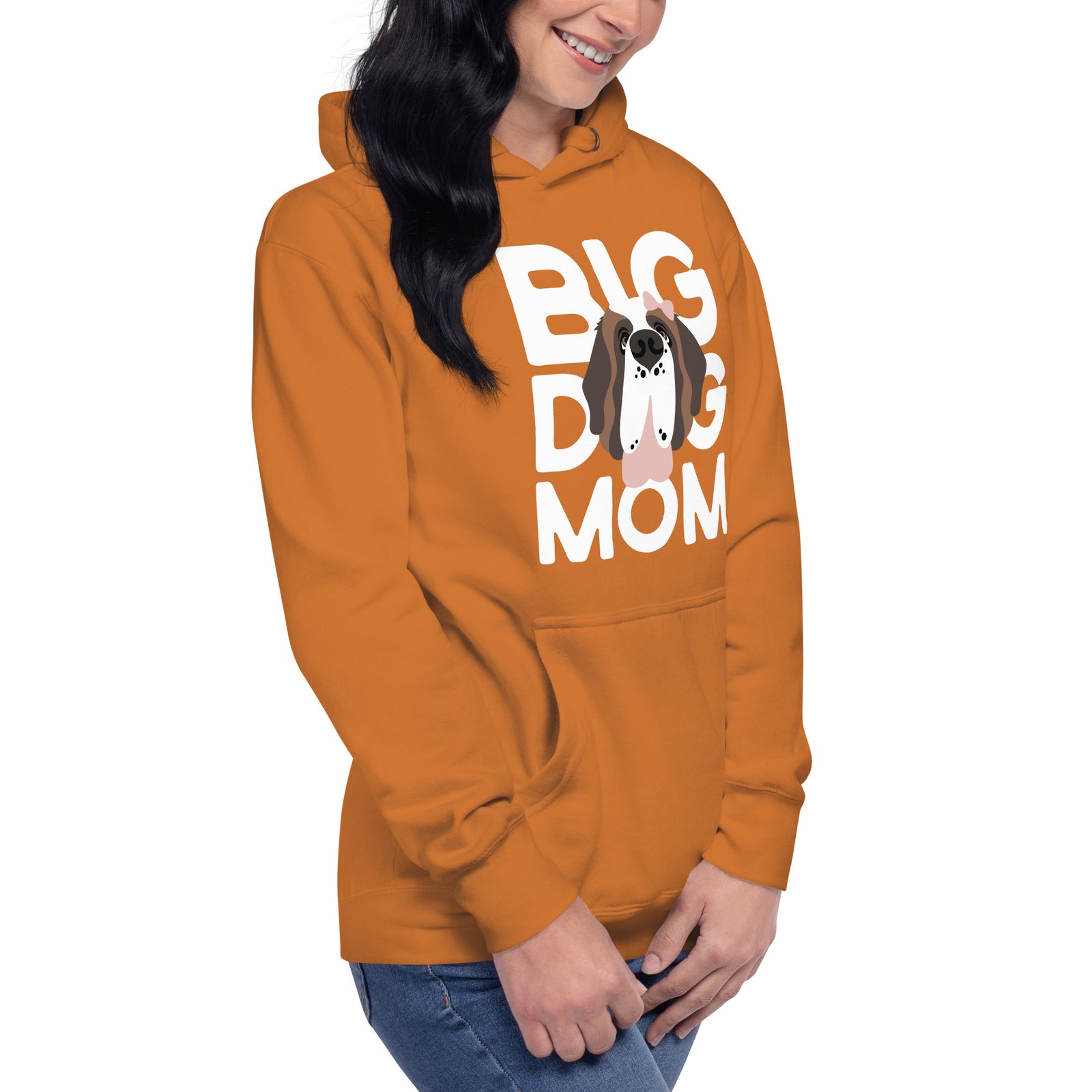 Female Big Dog Mom Saint Bernard Hoodie
