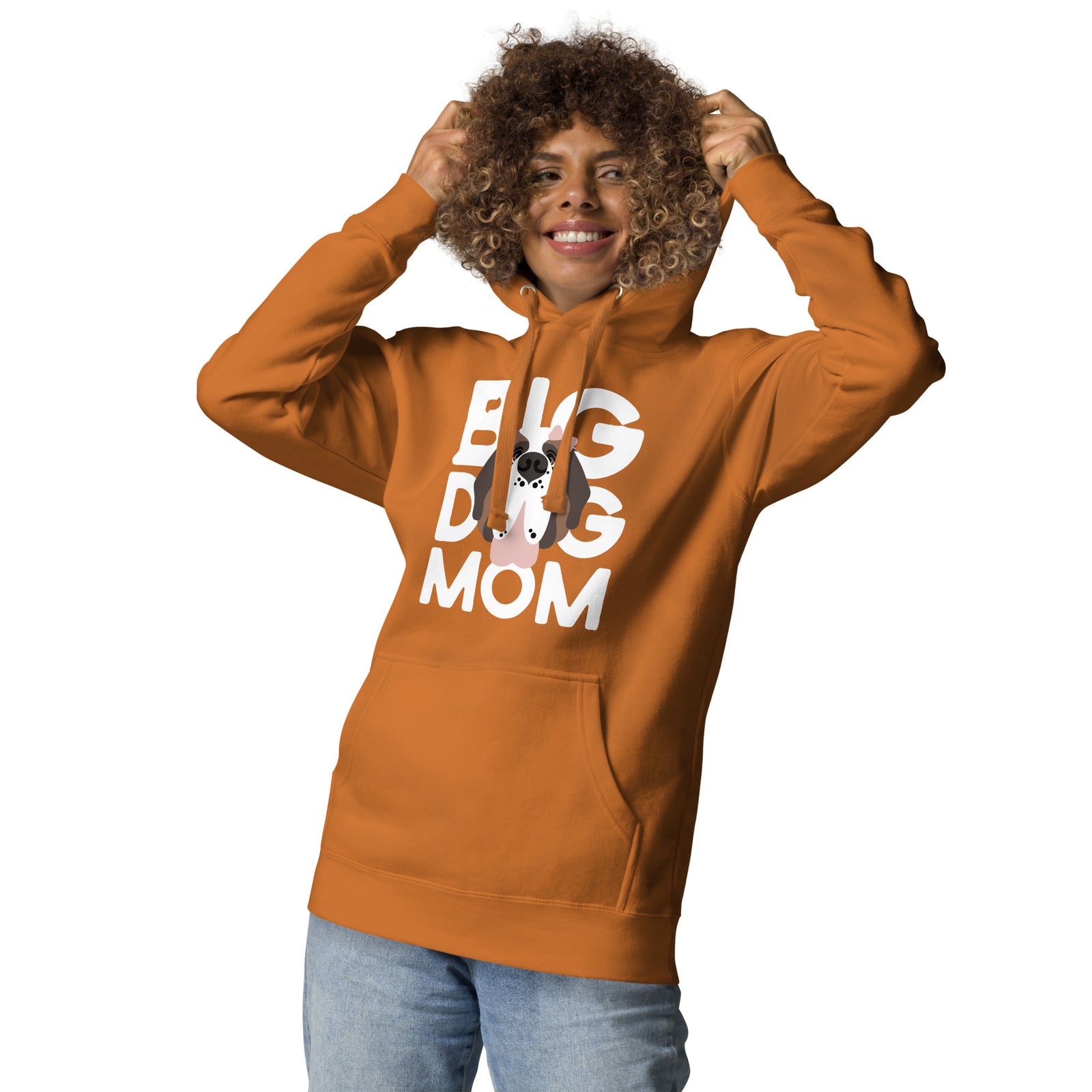 Female Big Dog Mom Saint Bernard Hoodie