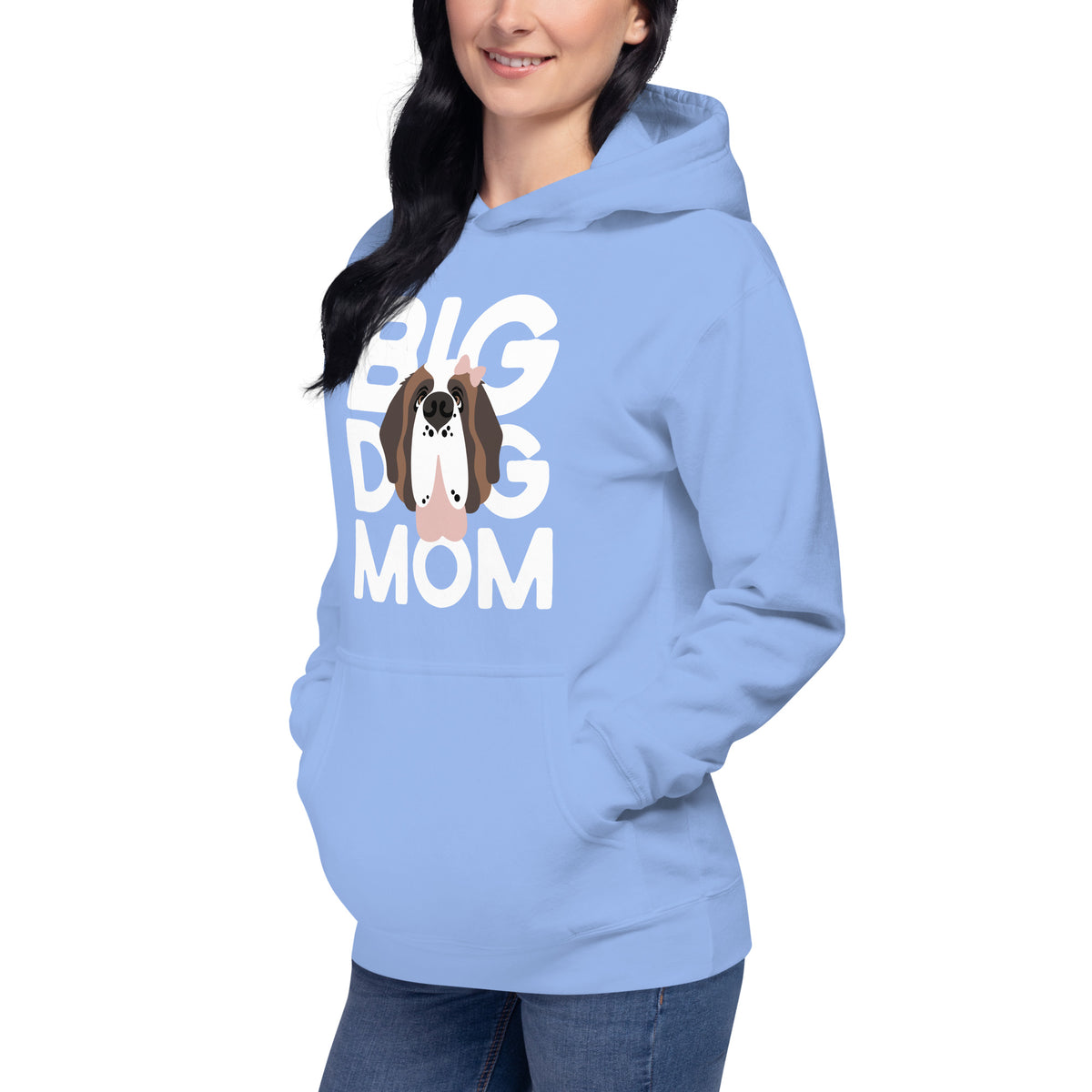 Female Big Dog Mom Saint Bernard Hoodie