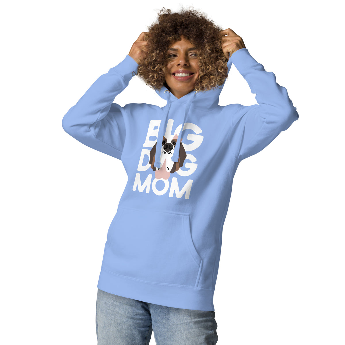 Female Big Dog Mom Saint Bernard Hoodie