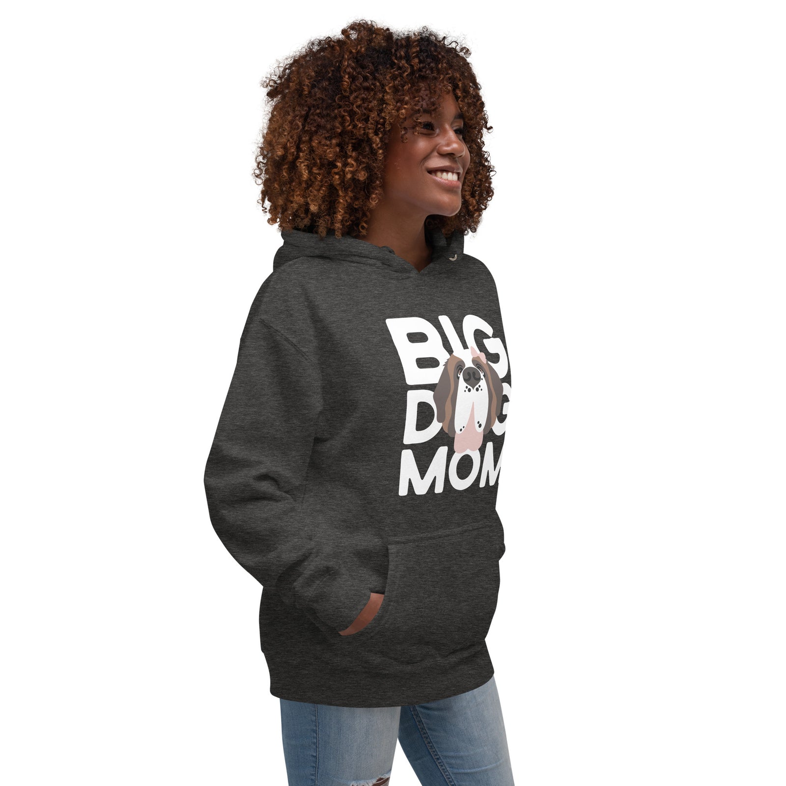 Female Big Dog Mom Saint Bernard Hoodie