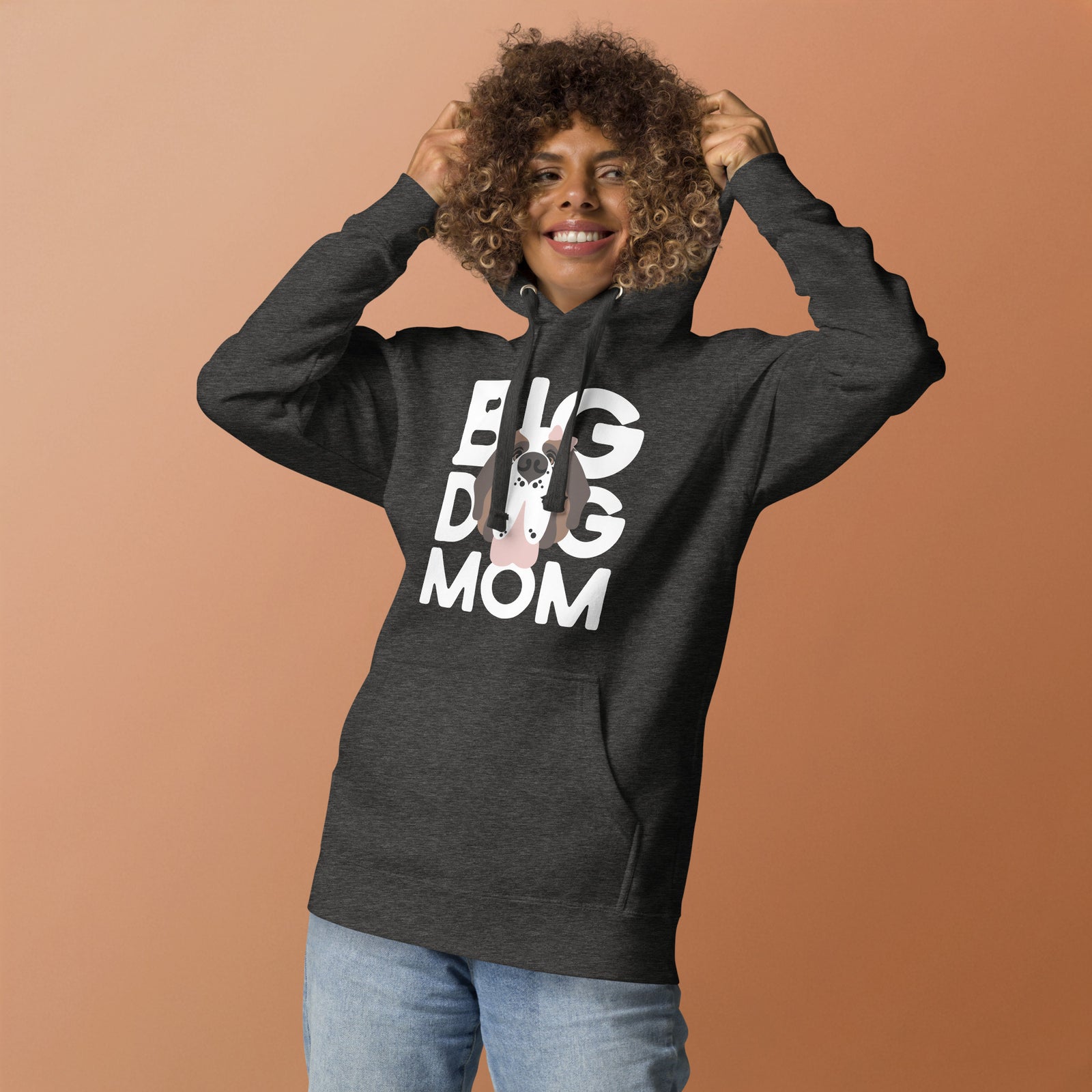 Female Big Dog Mom Saint Bernard Hoodie