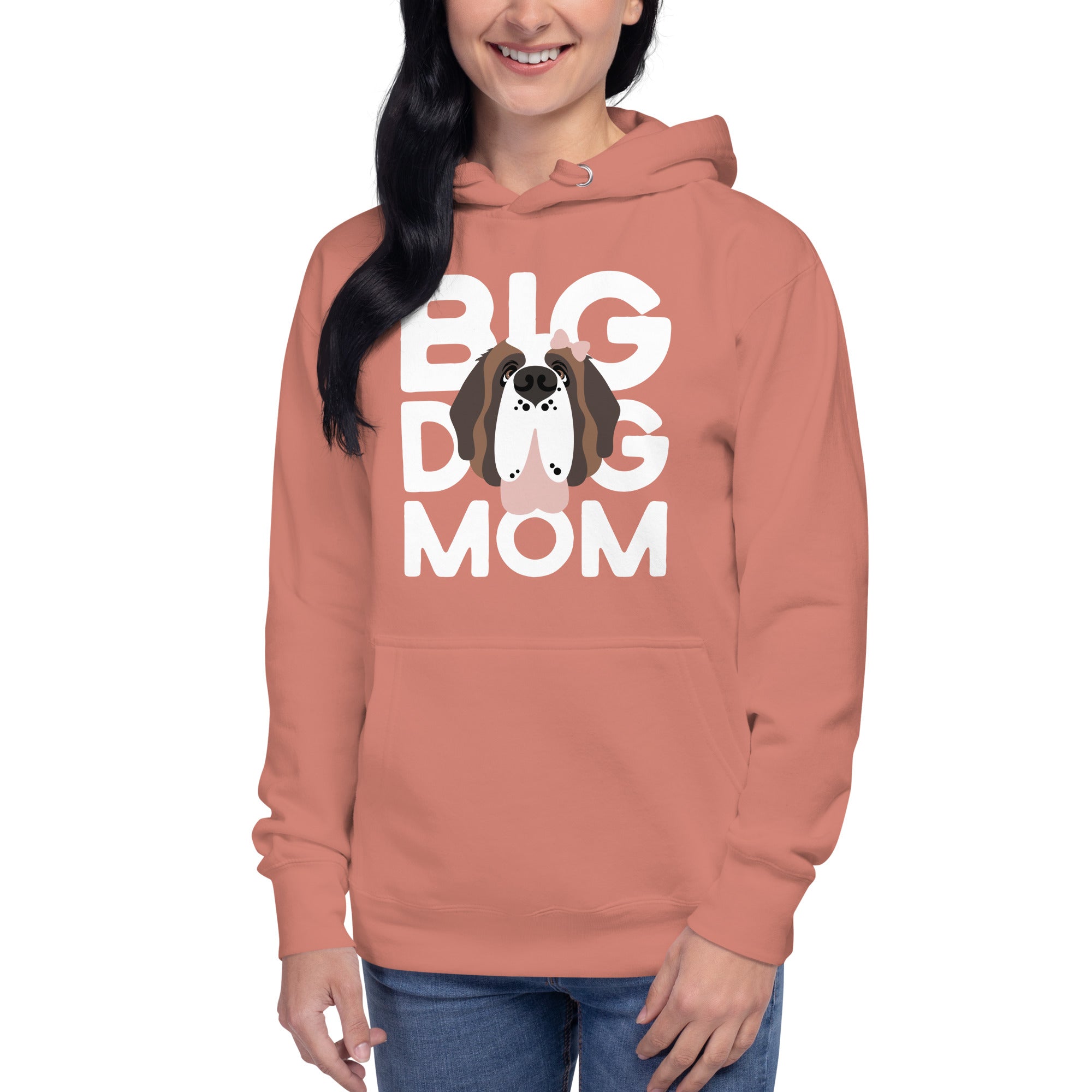Female Big Dog Mom Saint Bernard Hoodie