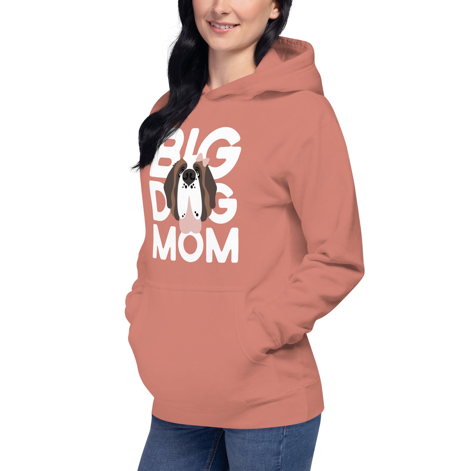 Female Big Dog Mom Saint Bernard Hoodie