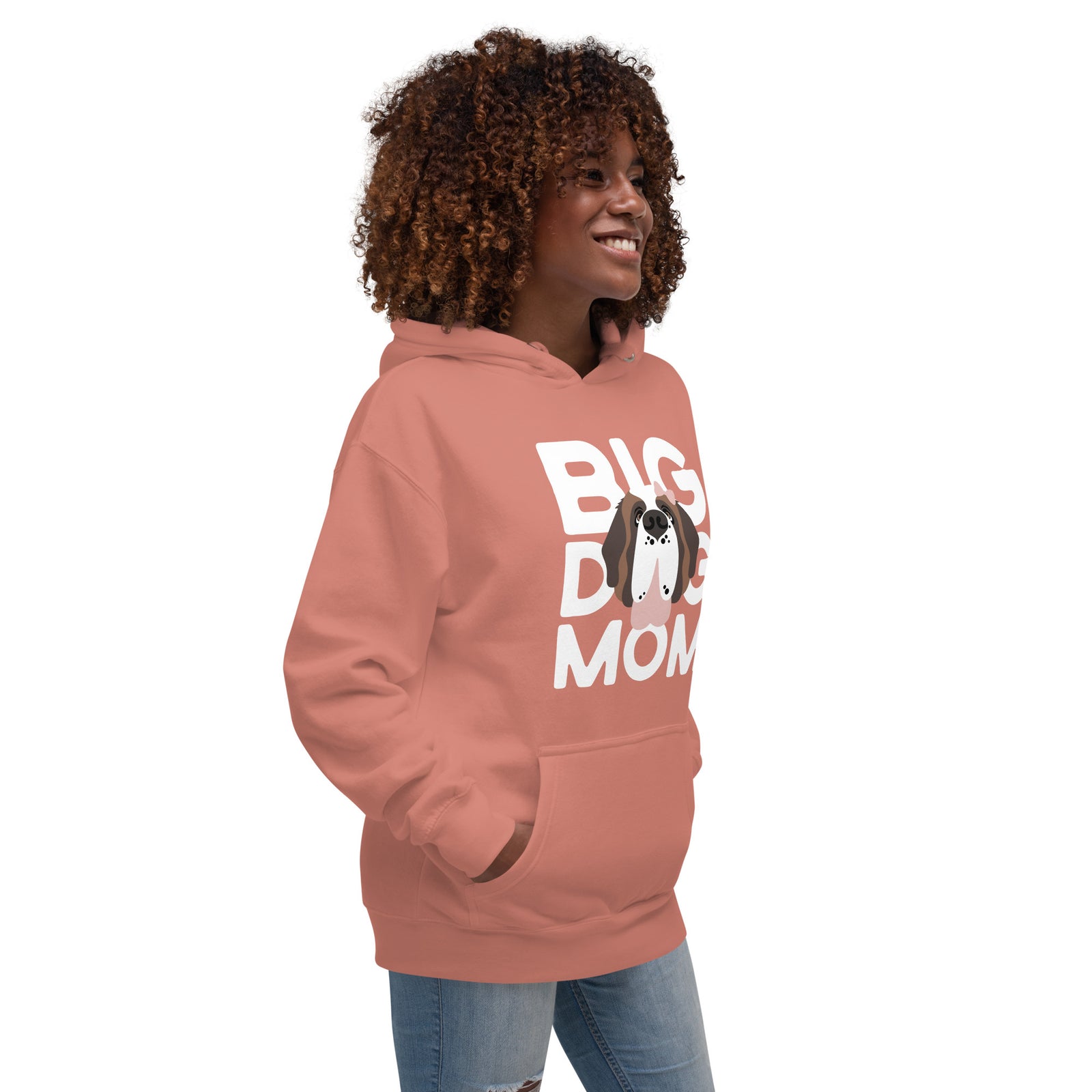 Female Big Dog Mom Saint Bernard Hoodie