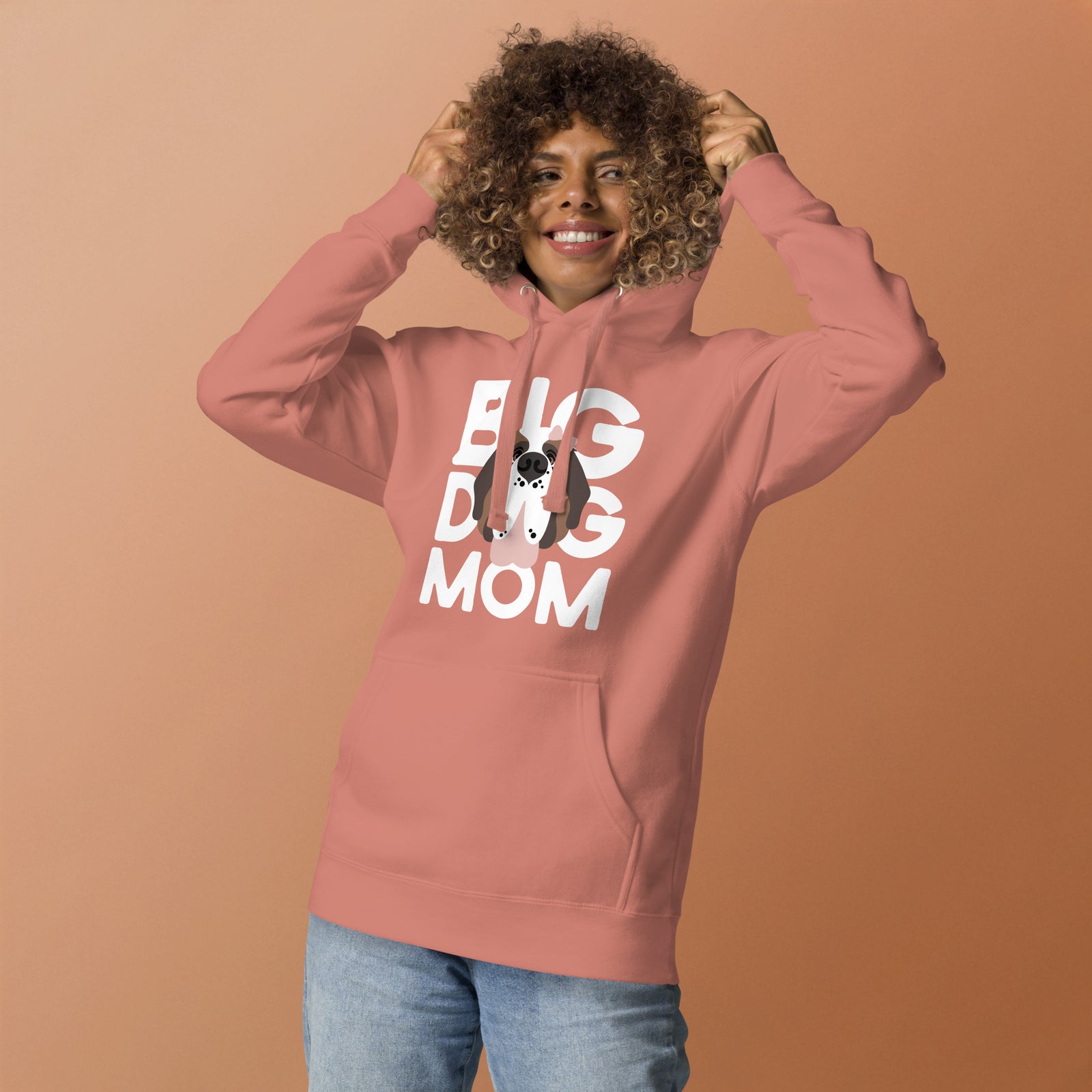 Female Big Dog Mom Saint Bernard Hoodie