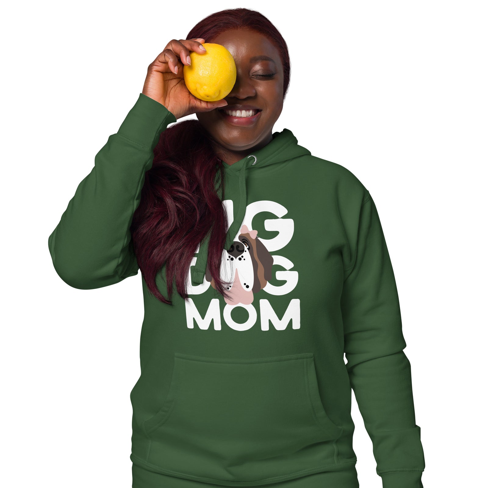 Female Big Dog Mom Saint Bernard Hoodie